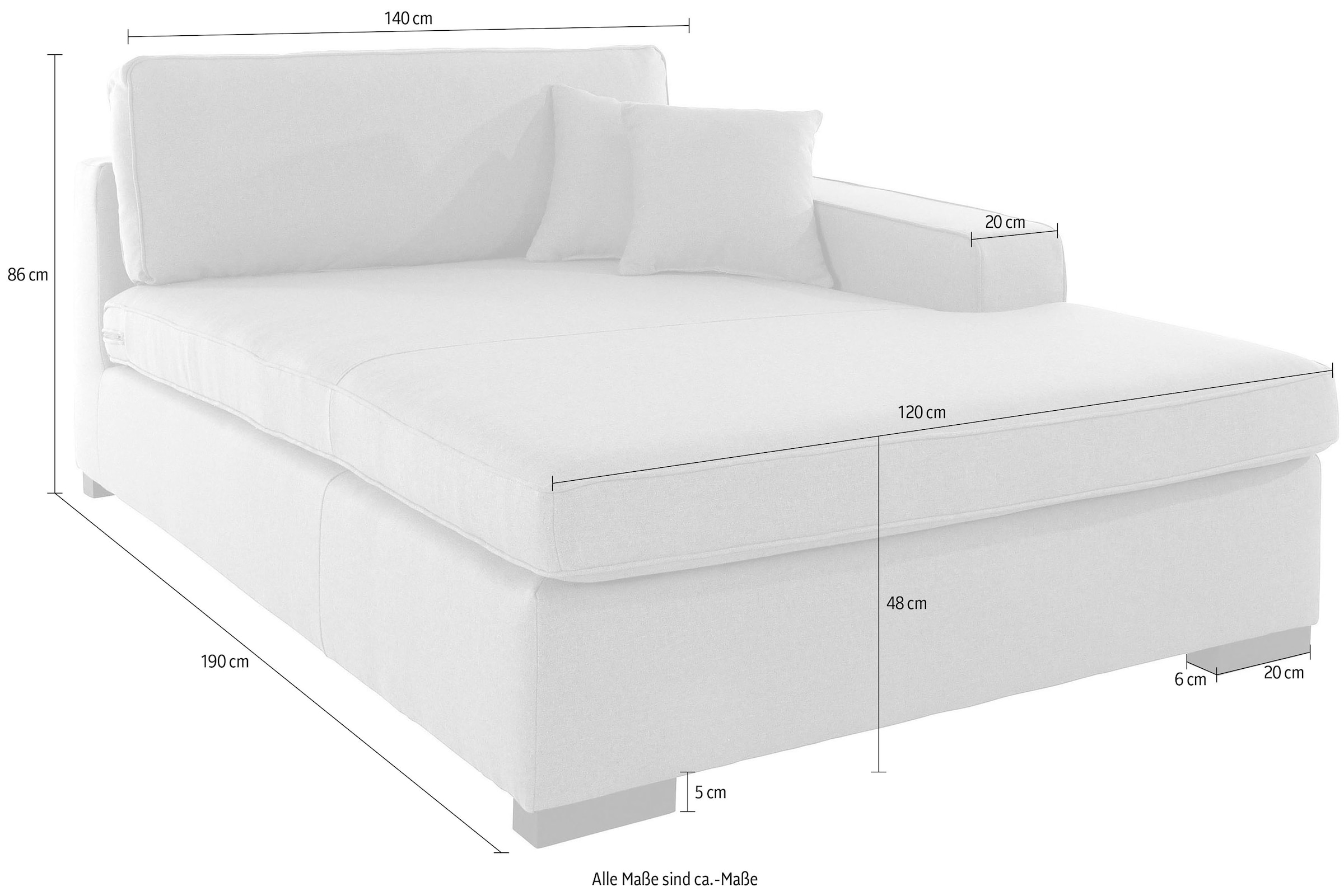 Guido Maria Kretschmer Home&Living Sofaelement »Skara XXL«, Modul XXL - zum eigenen Zusammenstellen, Armlehne links/rechts wählbar