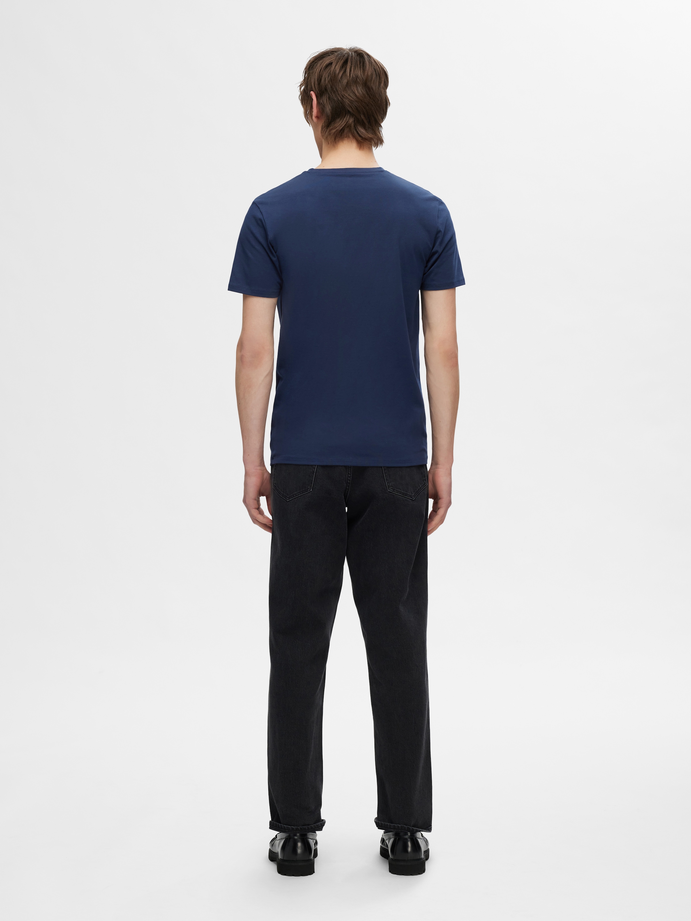 SELECTED HOMME T-Shirt »SLHROLAND SS O-NECK TEE 3-PACK NOOS«
