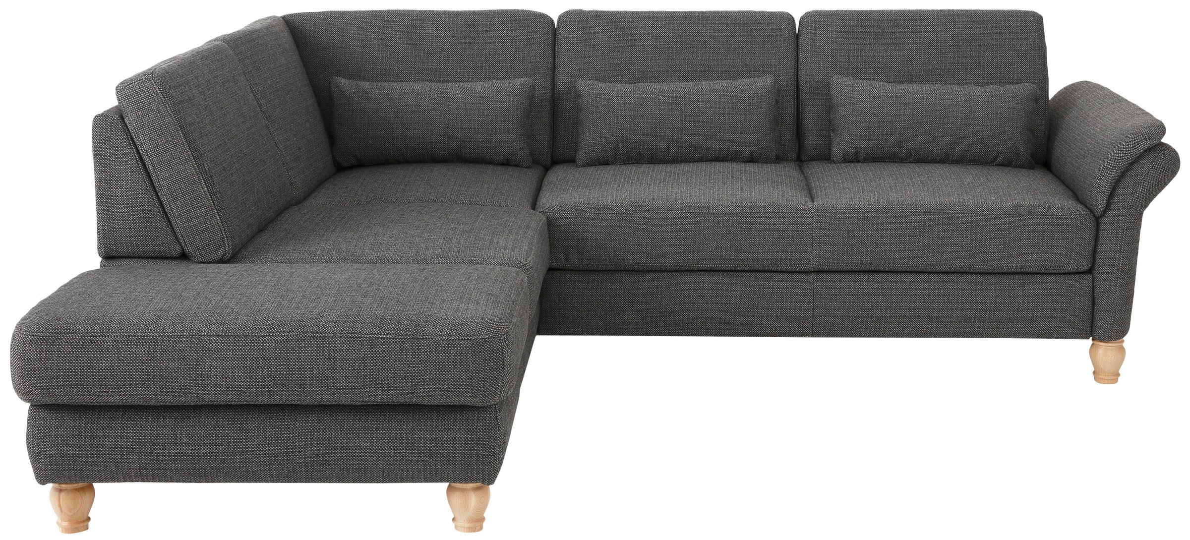 Home affaire Ecksofa »Palace L-Form«, incl. Sitztiefenverstellung, wahlweise mit Bettfunktion und Stauraum