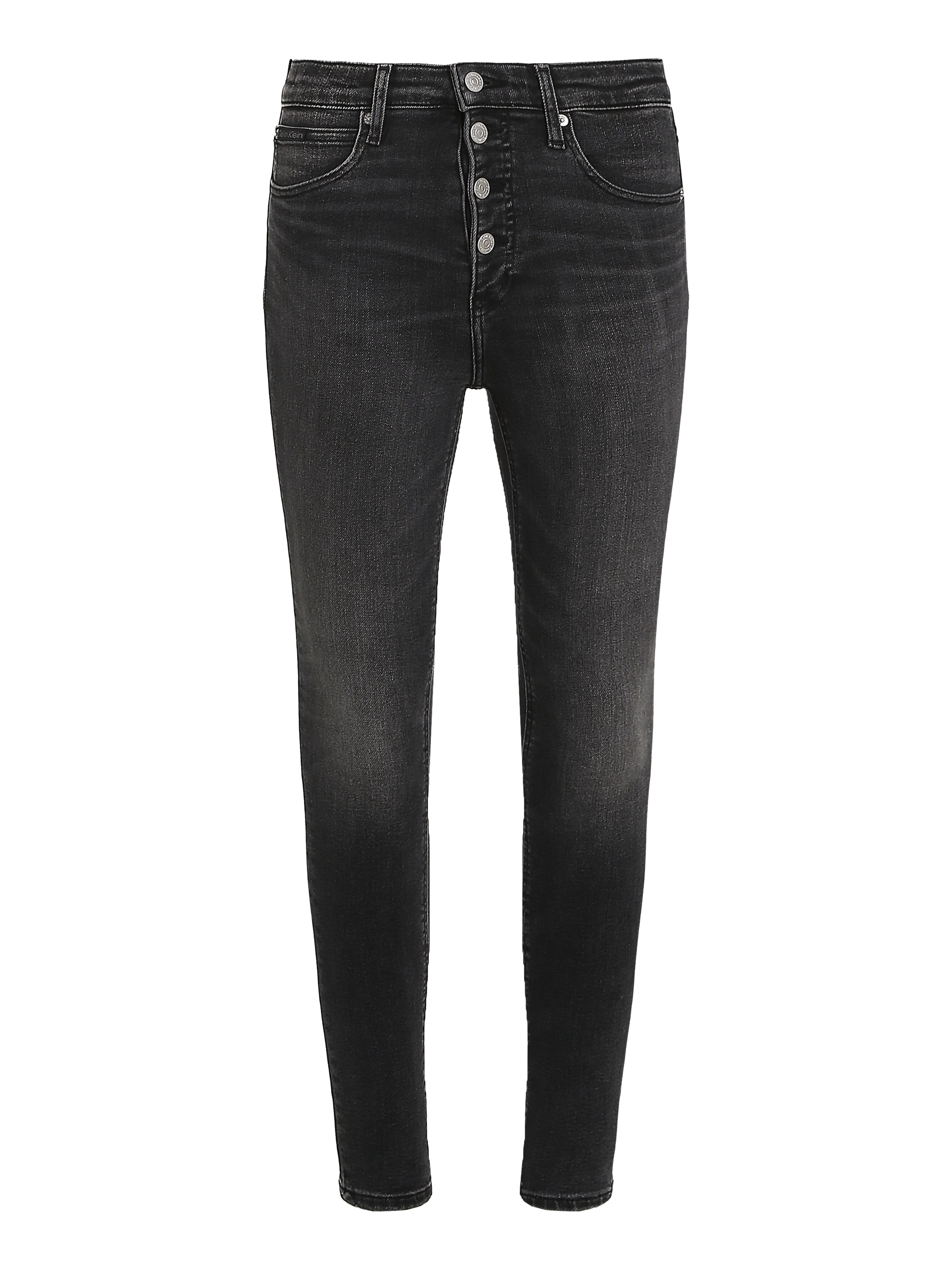 Calvin Klein Jeans Skinny-fit-Jeans »HIGH RISE SUPER SKINNY ANKLE«, in dunkelgrauer Waschung