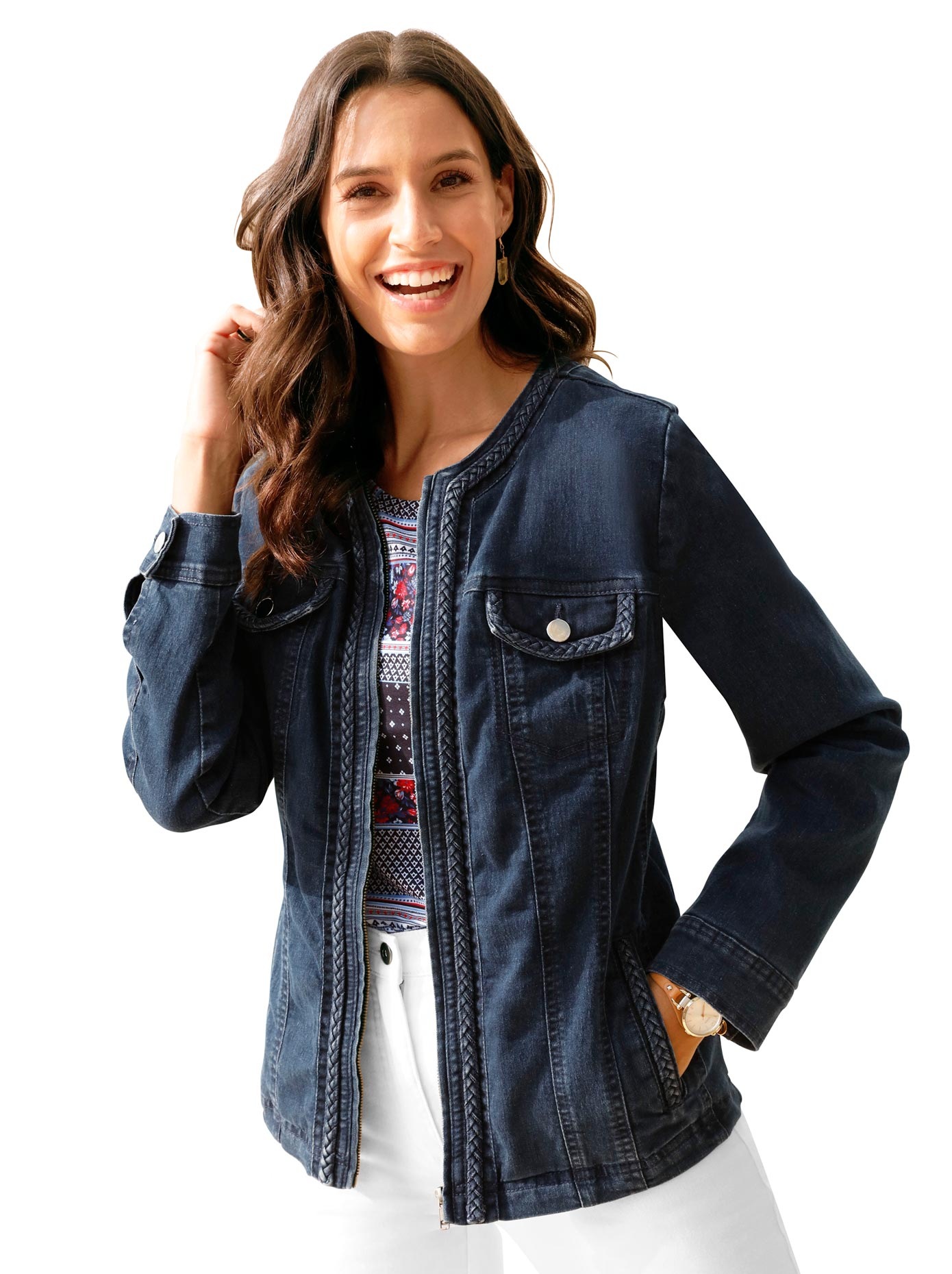 Classic Inspirationen Blazer mit geflochtenen Verzierungen