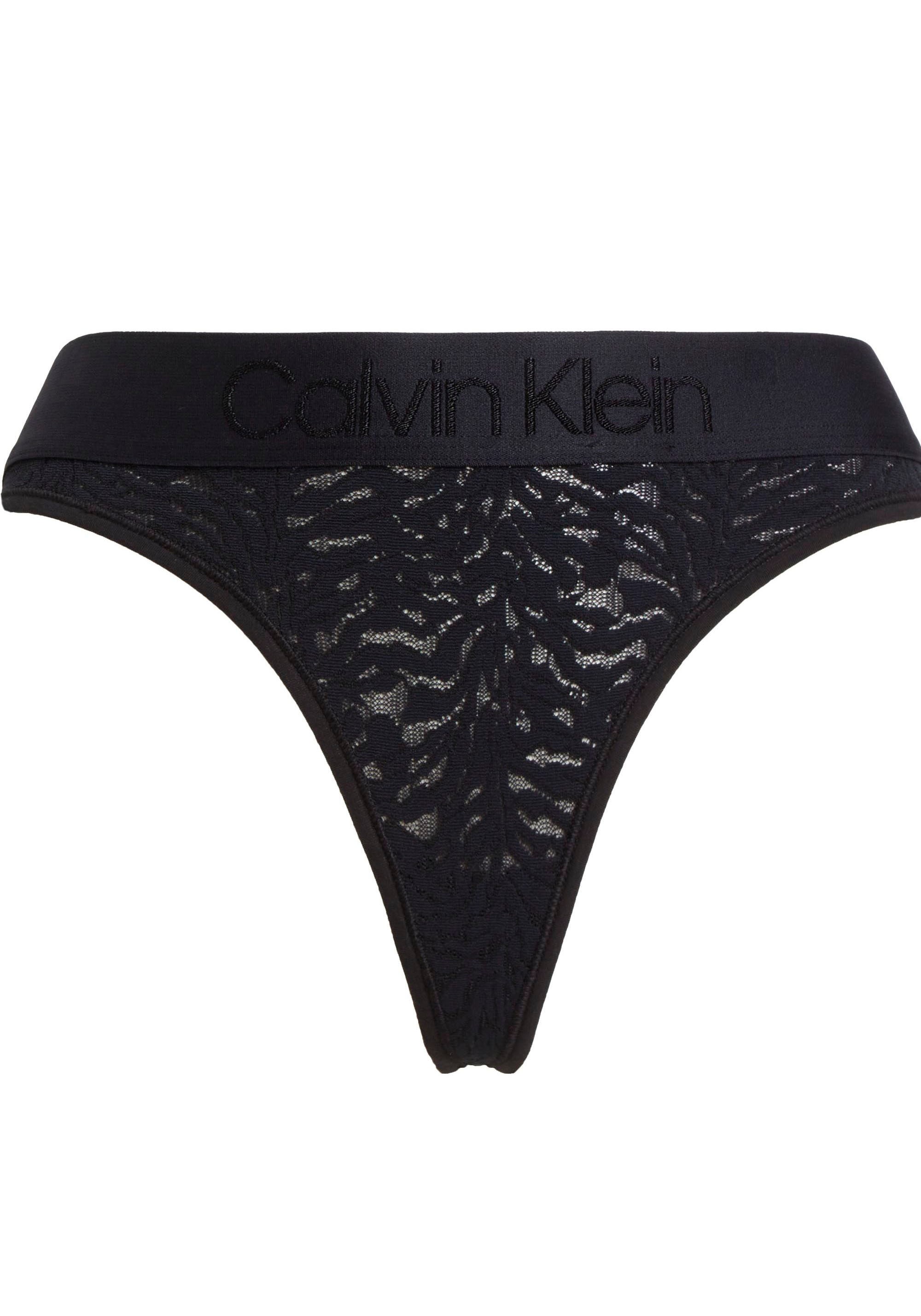 ♕ Calvin Klein Tanga »THONG«, mit Logobund versandkostenfrei auf