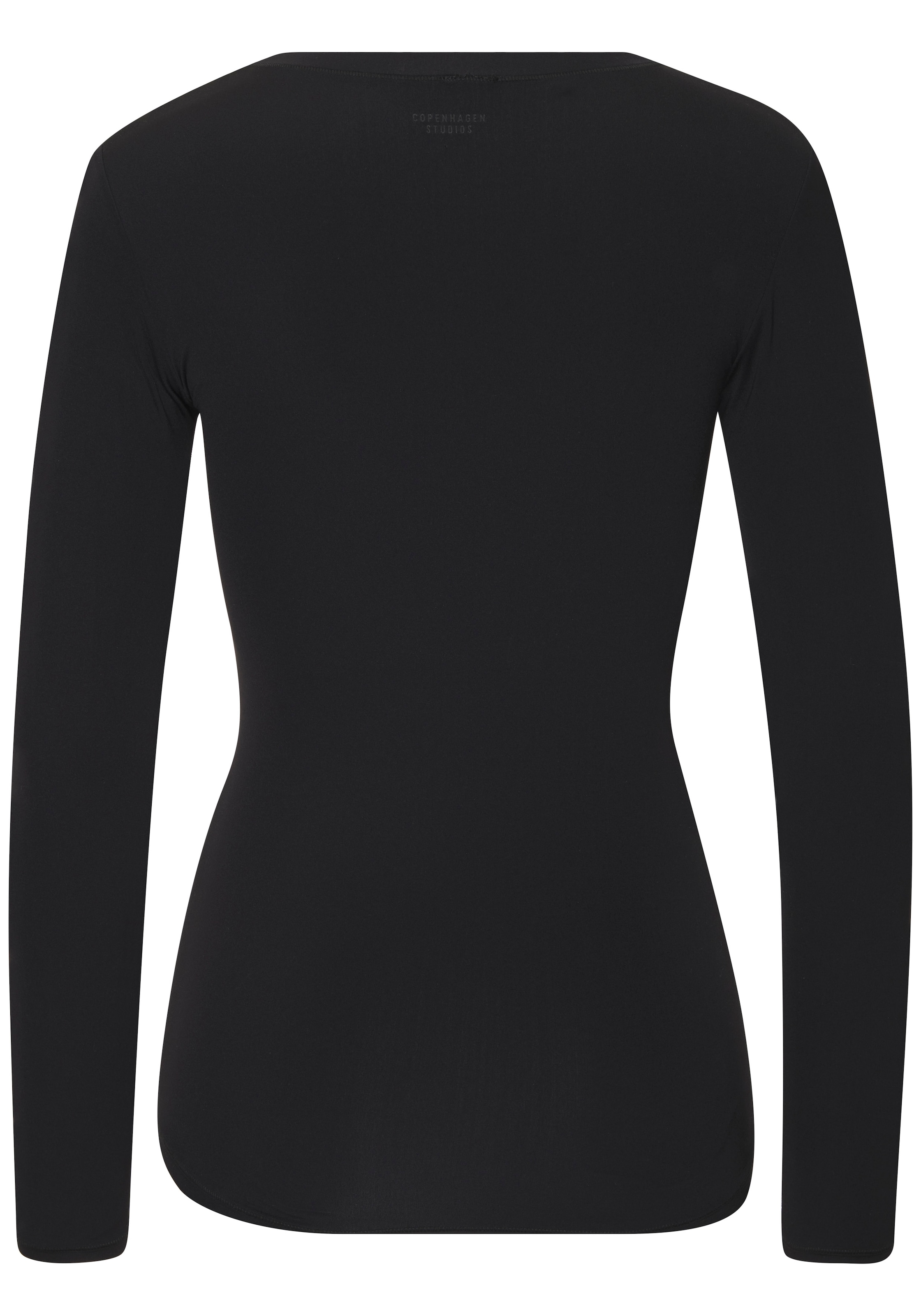 Copenhagen Studios Longsleeve elastisches Material, Jersey-Material, unifarbene Optik