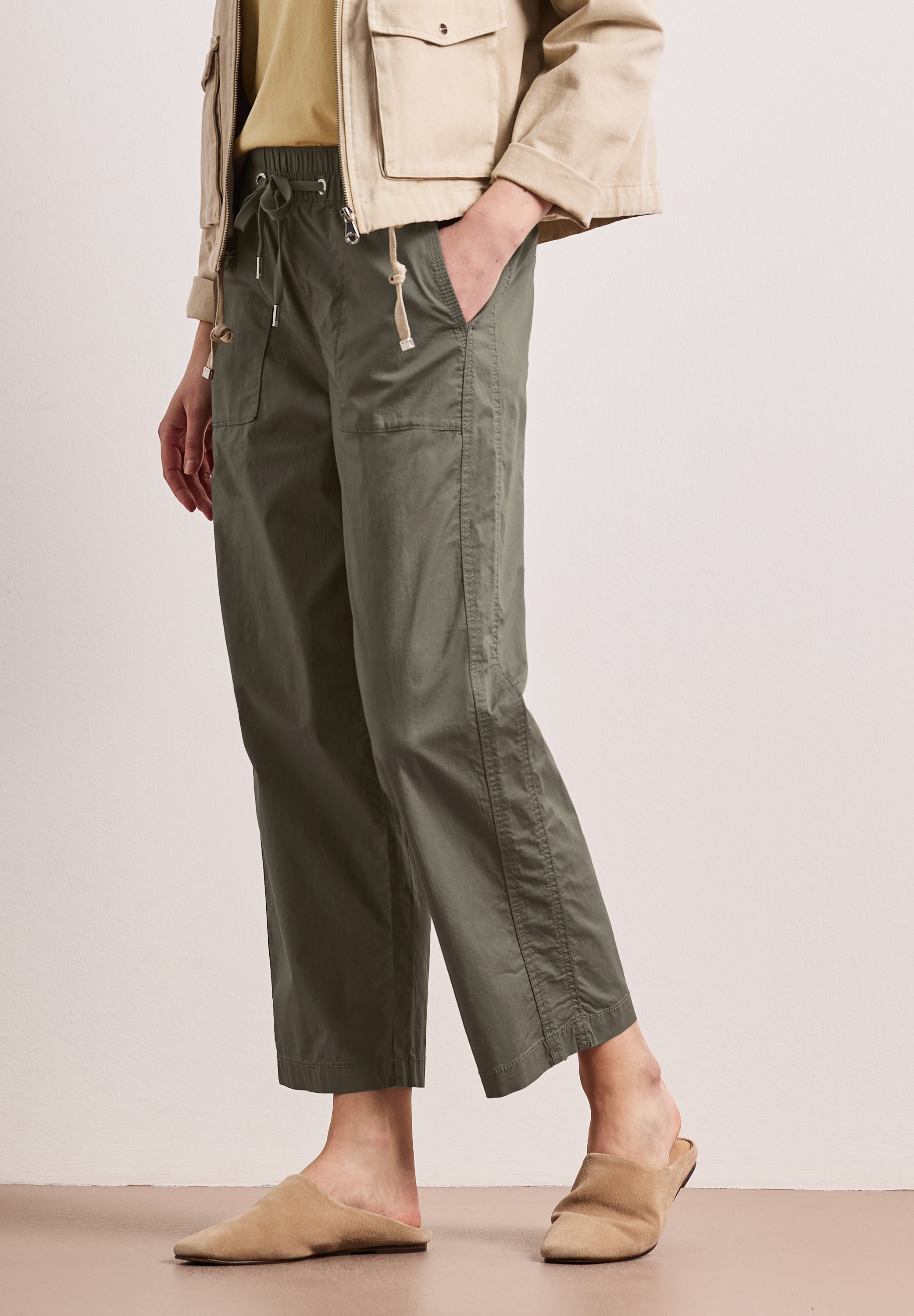 Image of STREET ONE Paperbag-Hose mit elastischem Bund