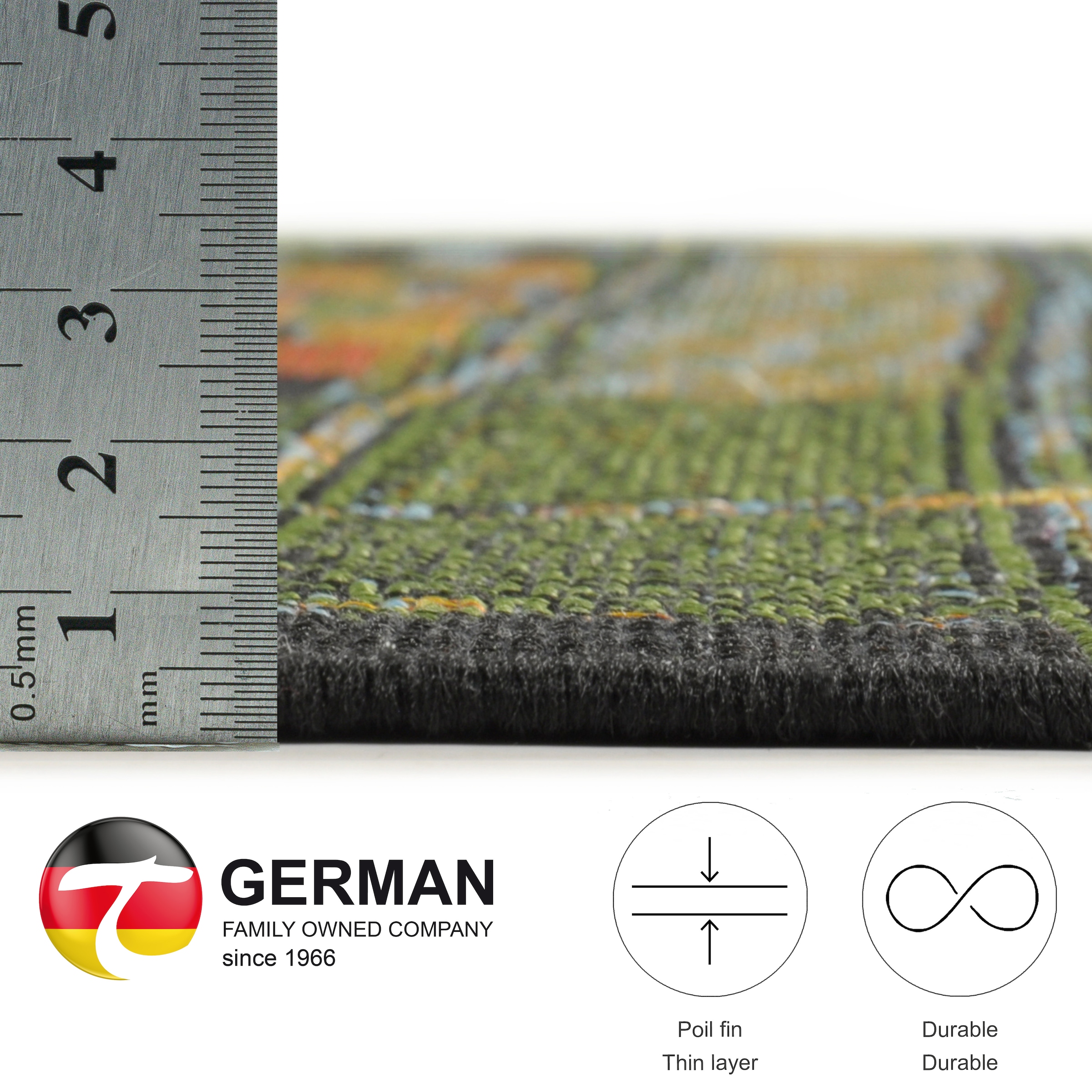 Gino Falcone Teppich »Outdoor-Africa 38« rechteckig 5 mm Höhe Flachgewebe, Ethno Style, In- und Outdoor geeignet
