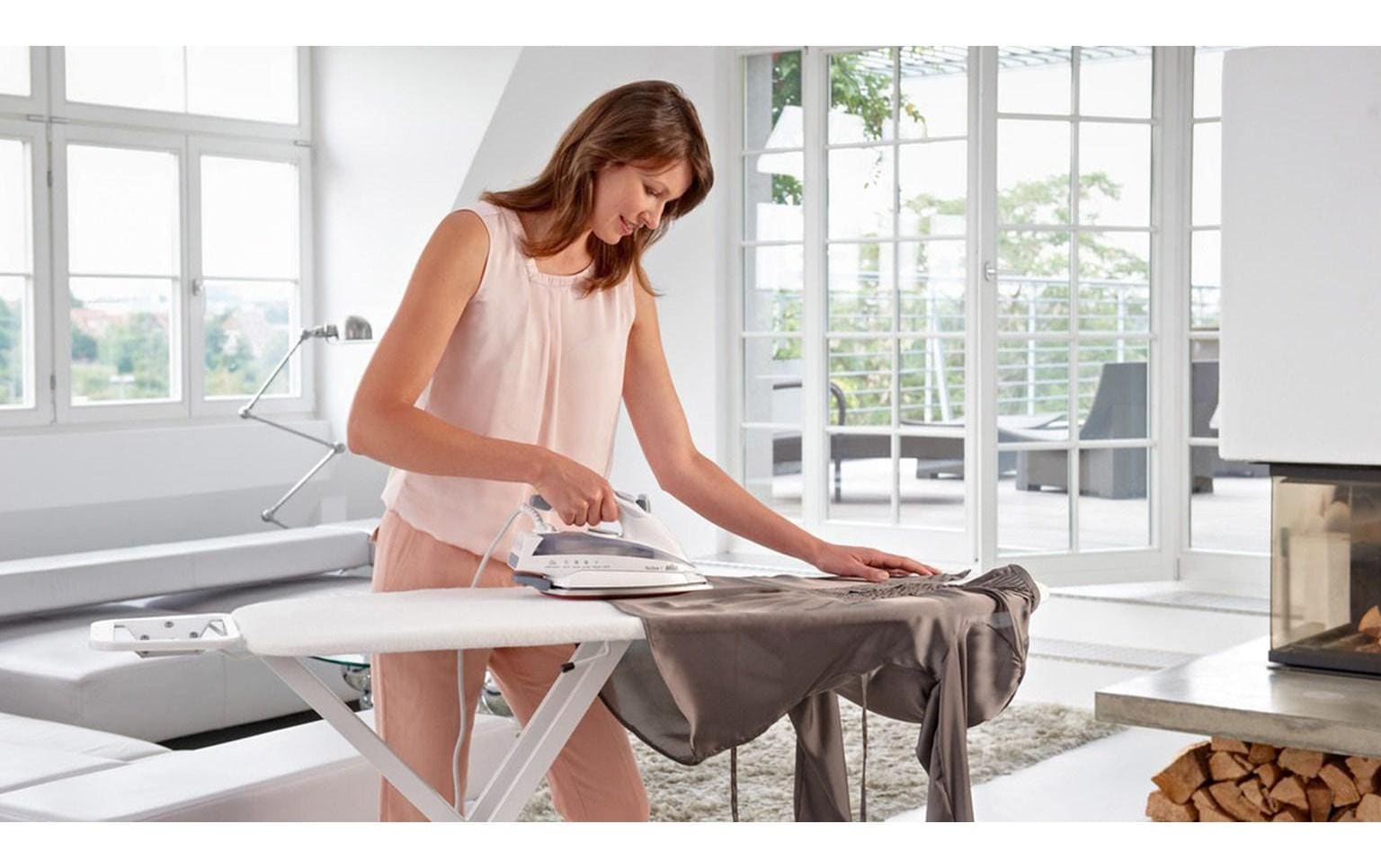Braun Dampfbügeleisen »TexStyle 7 TS 785 ESTP Grau/Weiss«, 2400 W