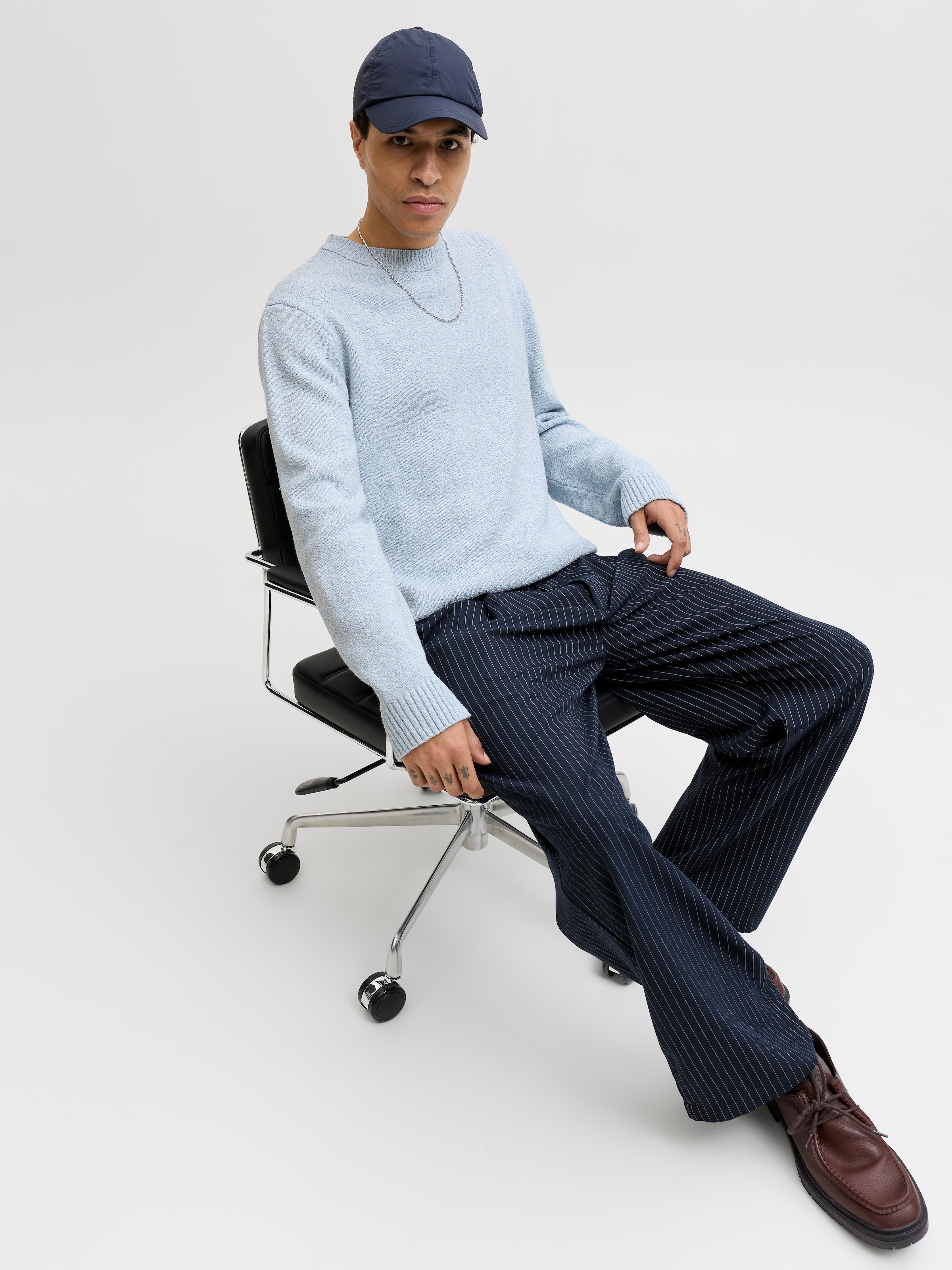 Jack & Jones Pull à col rond »JORNORREBRO CATSKILLS KNIT CREW NECK SN«