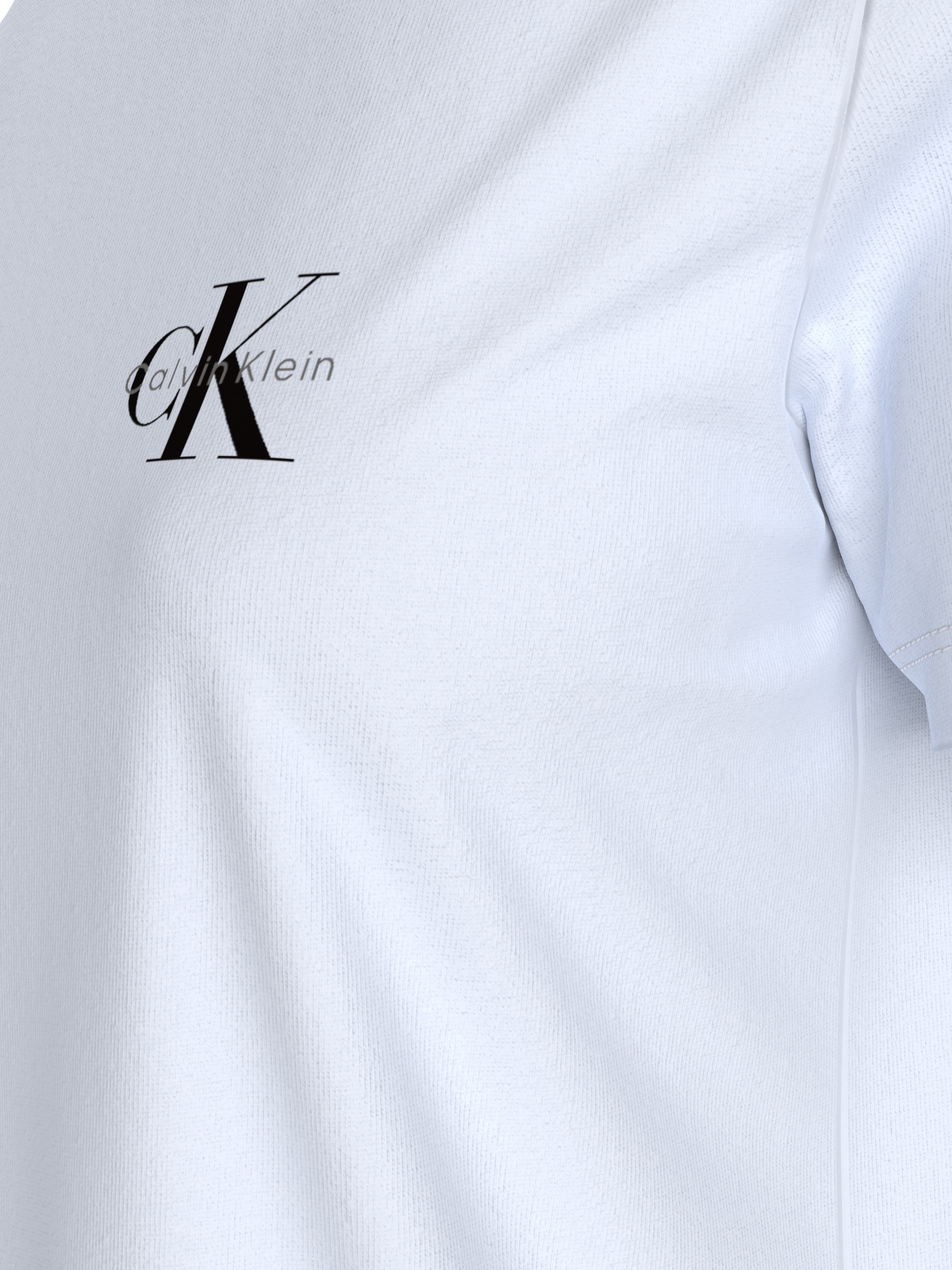 Calvin Klein Jeans T-Shirt »A- Logo CN 2 Pack Tee«, (Packung, 2er-Pack), Mit Rundhalsausschnitt