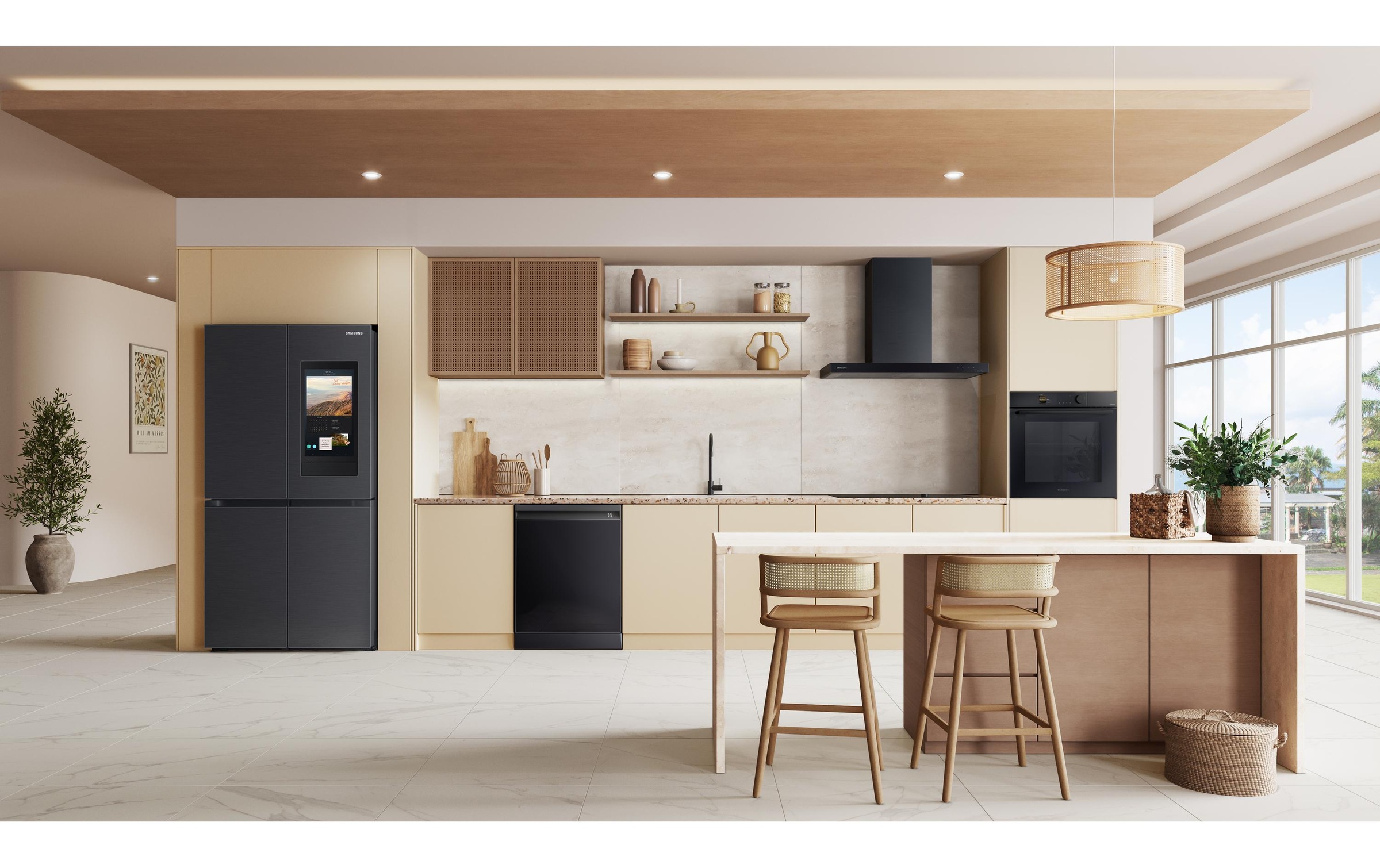 Samsung Kühl-/Gefrierkombination »RF9000D« 183 cm hoch 91,2 cm breit