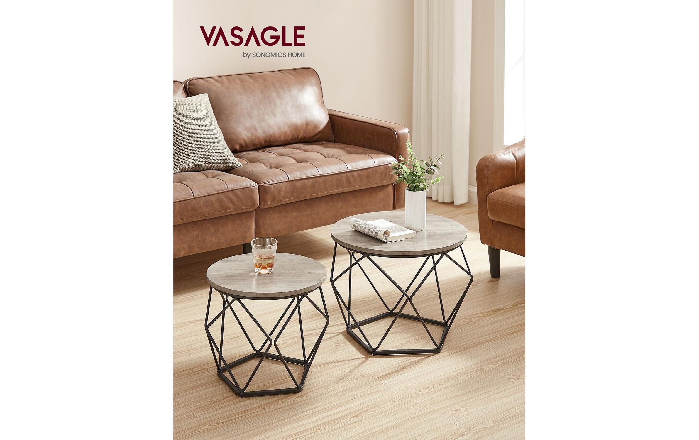 VASAGLE Couchtisch »50 x 40.6 cm 2er Set«