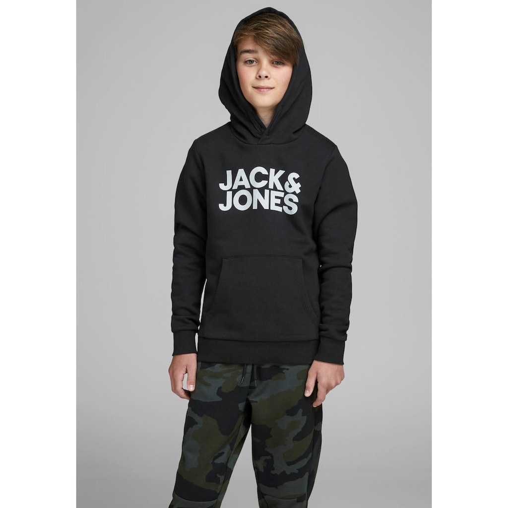 Jack & Jones Junior Kapuzensweatshirt »JJECORP LOGO SWEAT HOOD«