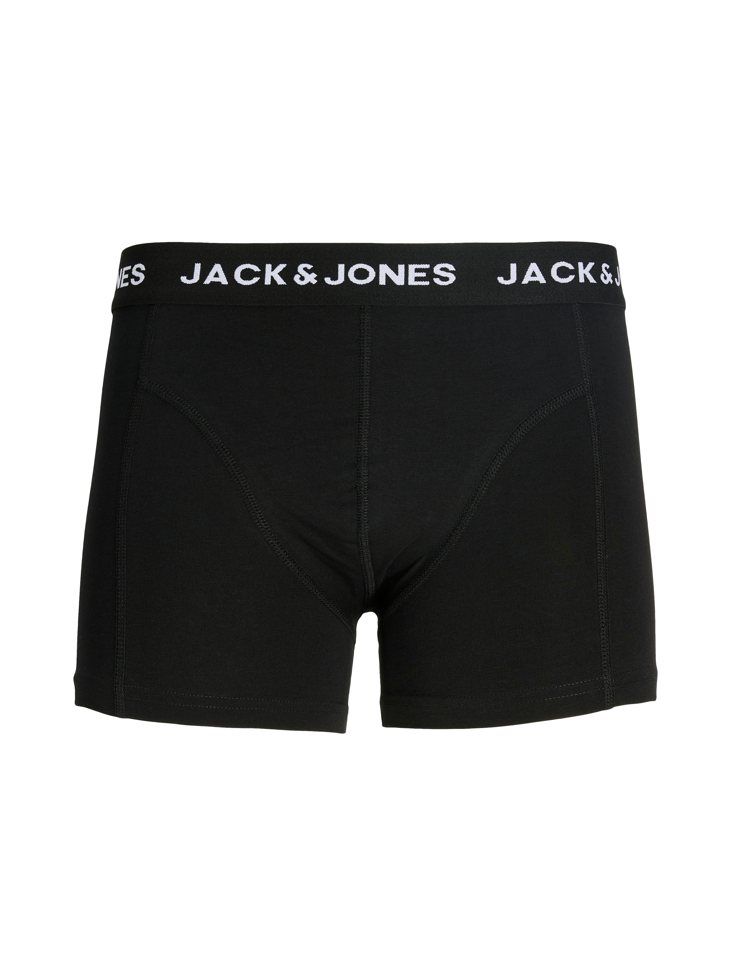 Jack & Jones Tronc »JACCENTRAL TRUNKS 3 PACK SN« Paquet, 3 cuis mélange de coton, ceinture élastique