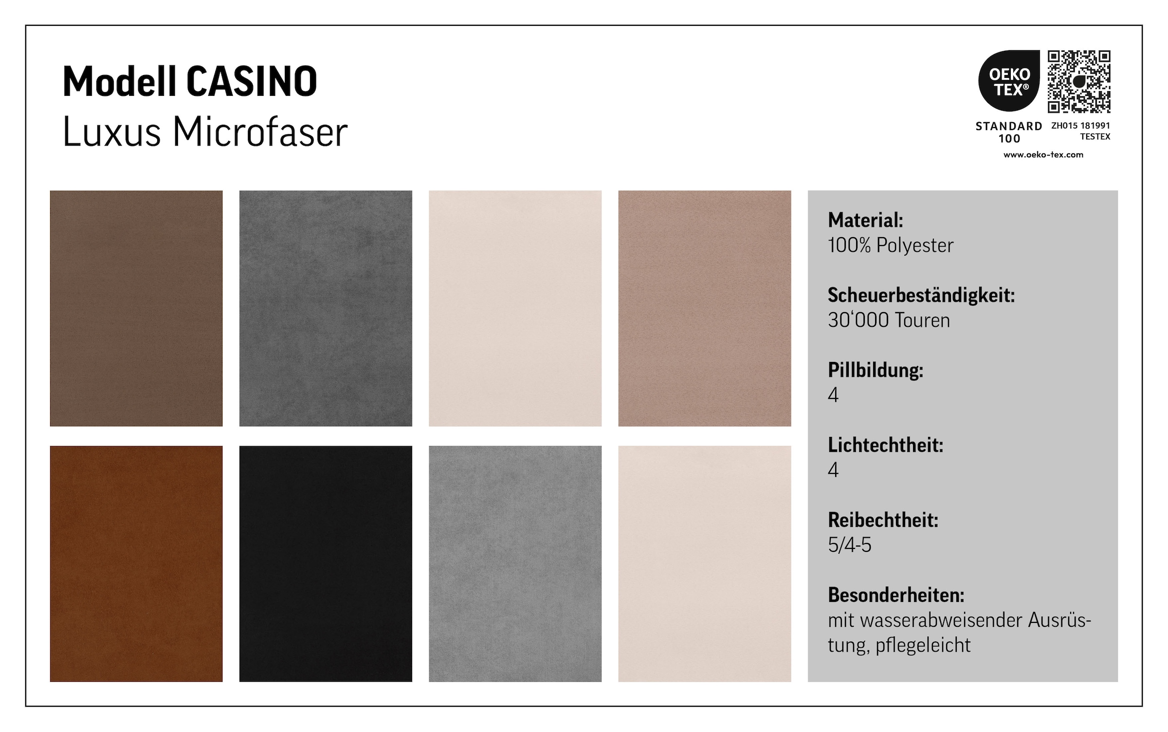 COTTA 2,5-Sitzer »Casino«, Polstergarnitur, auch als Set erhältlich