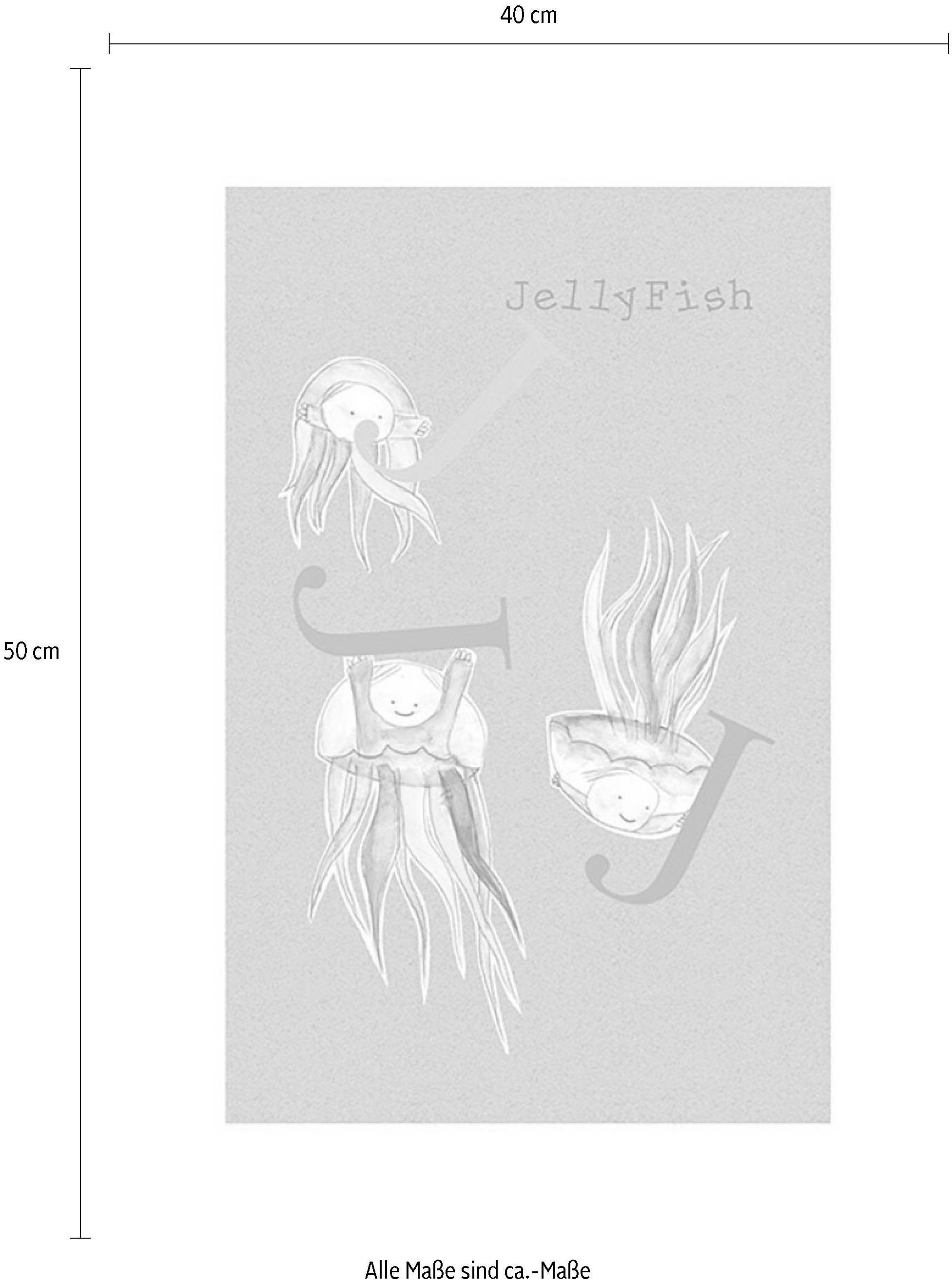 Komar Poster »ABC Animal J« 1 cuis tlg. Kinderzimmer, Schlafzimmer, Wohnzimmer