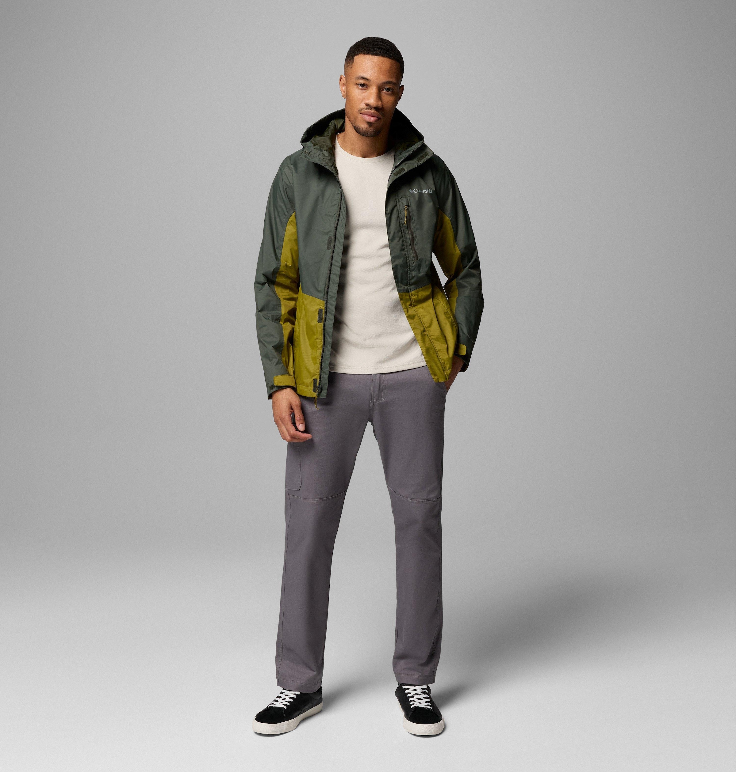 Columbia Veste de pluie »Pouring Adventure III Jacket« imperméable, coupe-vent, respirant