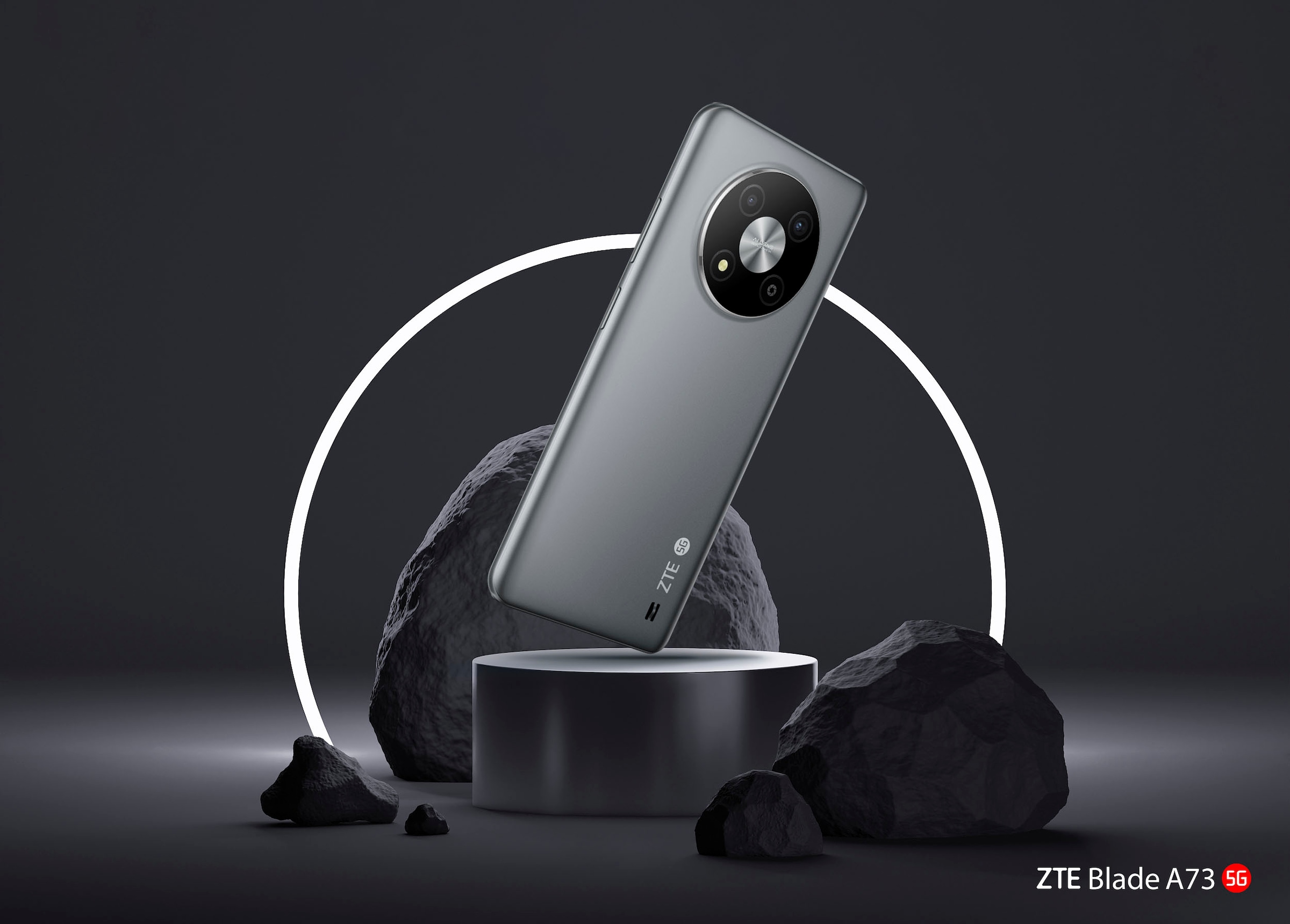 ZTE Smartphone »Blade A73 5G«, grau