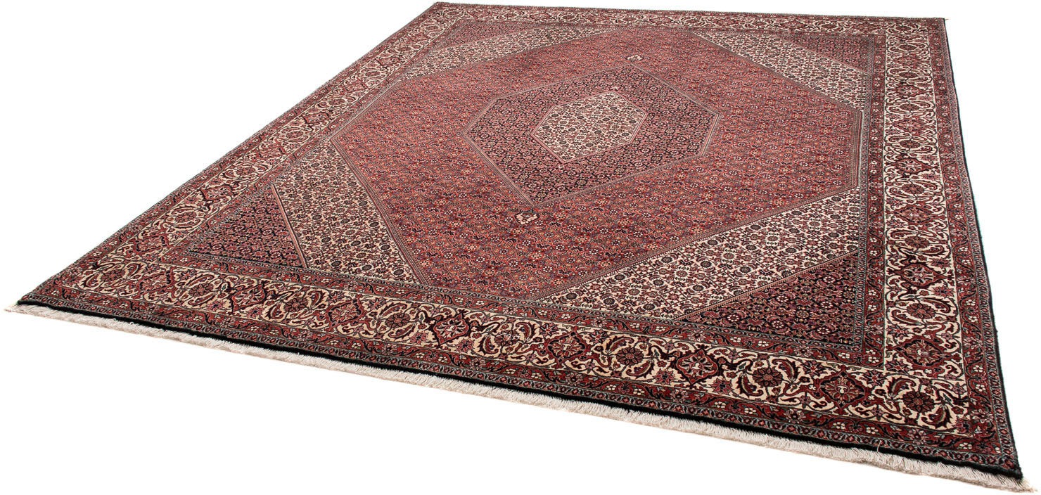 Image of morgenland Orientteppich »Perser - Bidjar - 295 x 251 cm - dunkelrot«, rechteckig, 15 mm Höhe, Wohnzimmer, Handgeknüpft, Einzelstück mit Zertifikat bei Ackermann Versand Schweiz