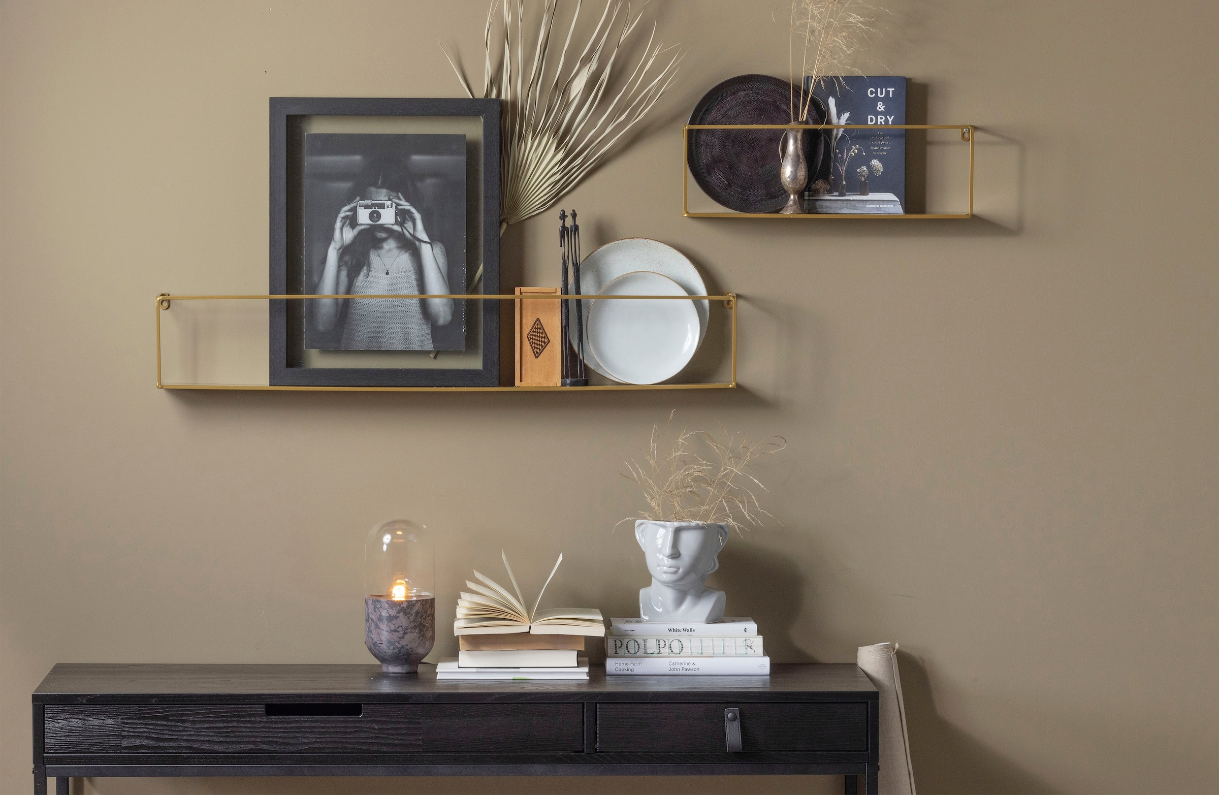 WOOOD Table console »Silas« viel Stauraum, zwei Schubladen, H 74 cm x B 140 cm