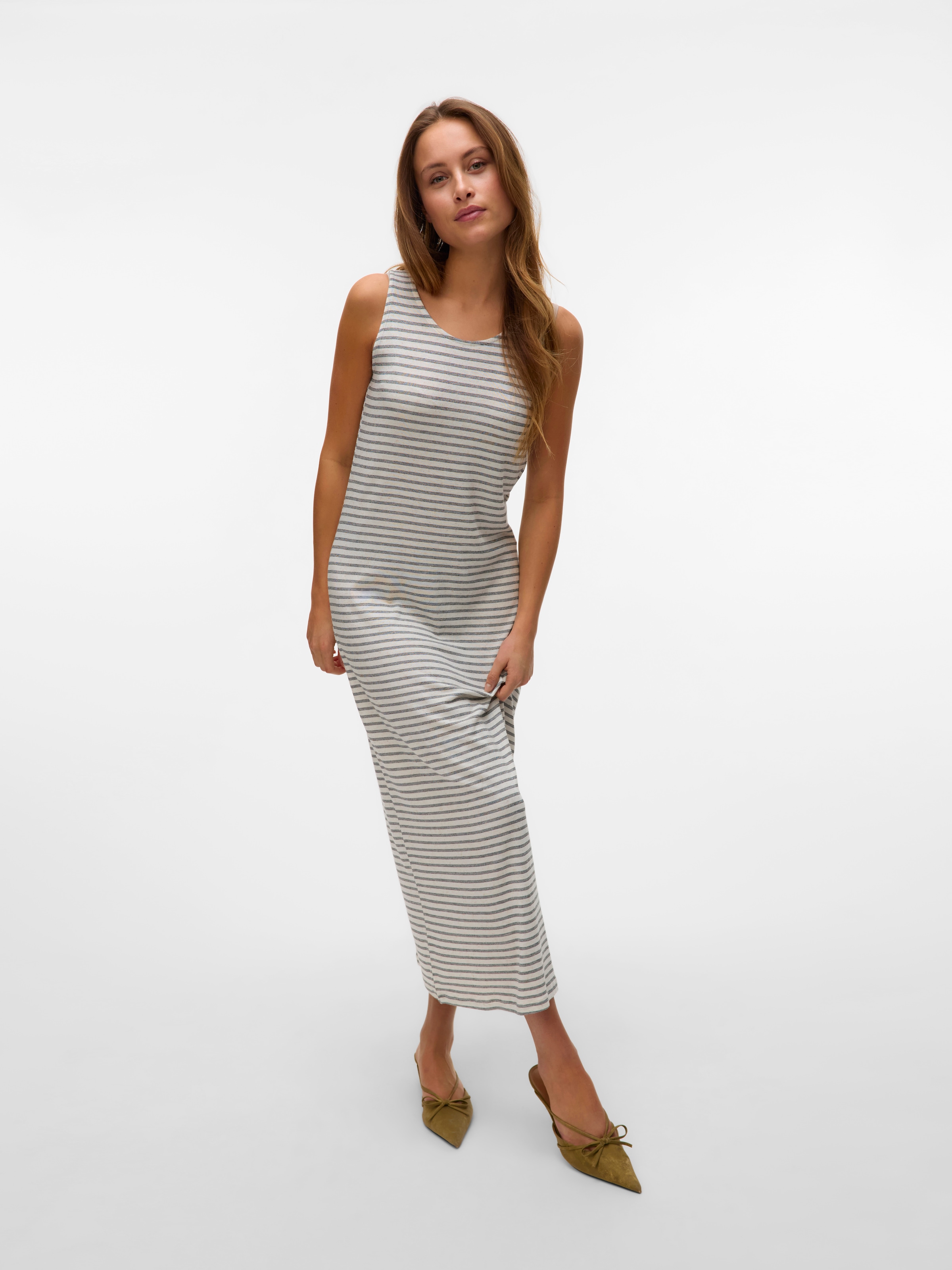 Vero Moda Midikleid »VMGINA SL 7/8 DRESS JRS NOOS«