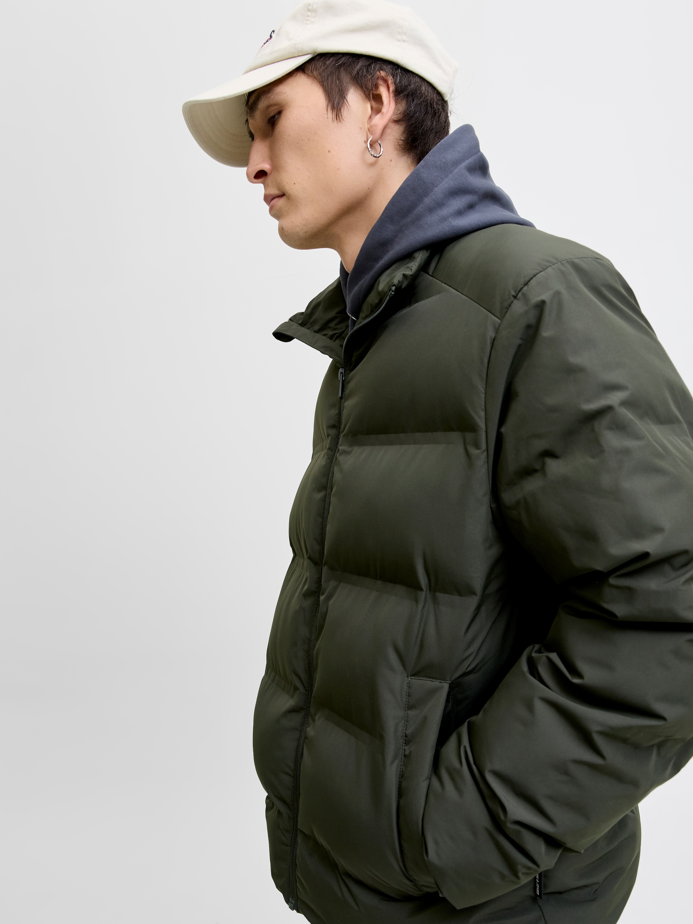 Jack & Jones Veste matelassée »JJESOHO PUFFER COLLAR SN« ohne Kapuze