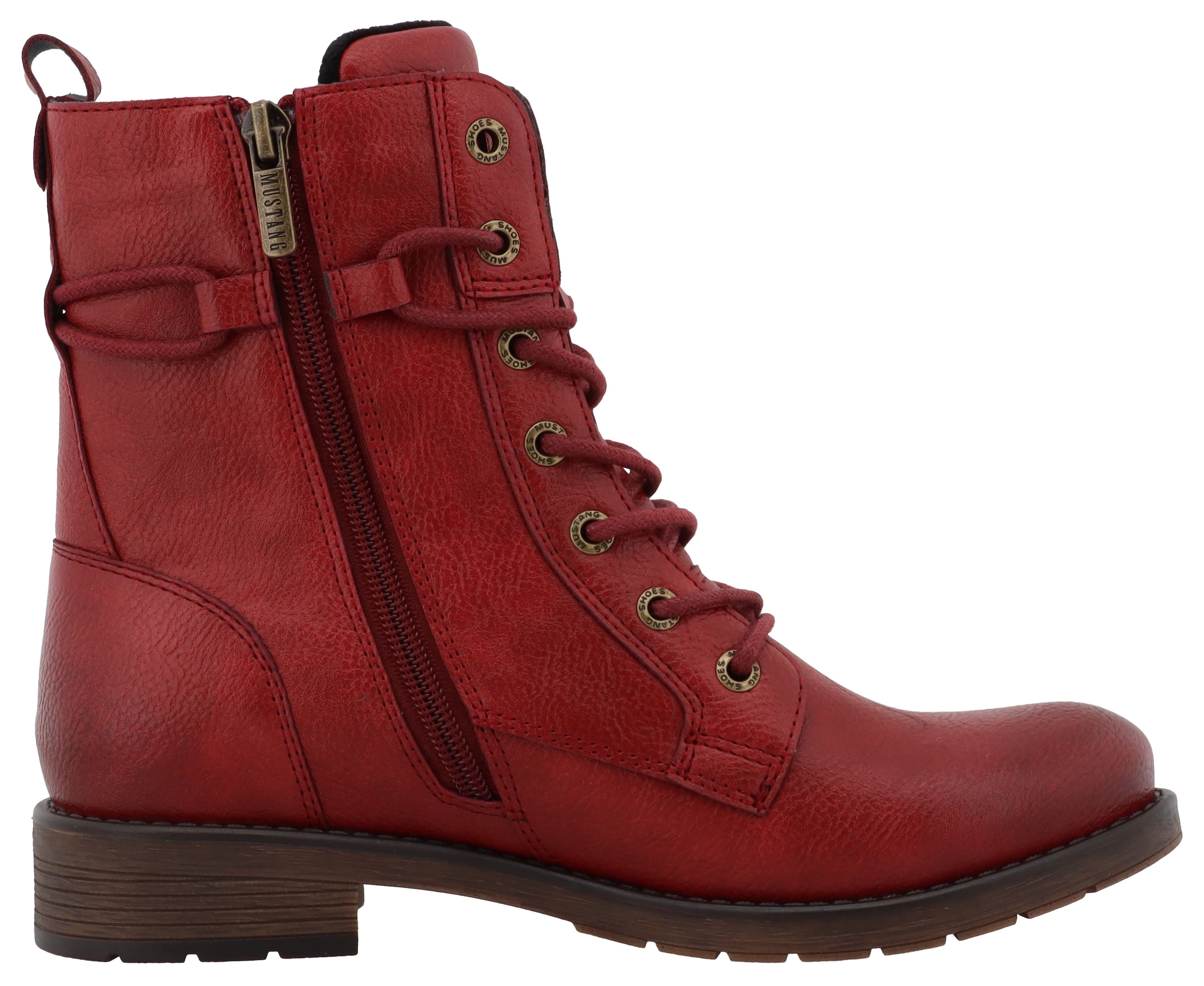 Mustang Shoes Winterstiefelette »Elfi«  Stiefelette, Winterboots mit neckischem Zierreissverschluss