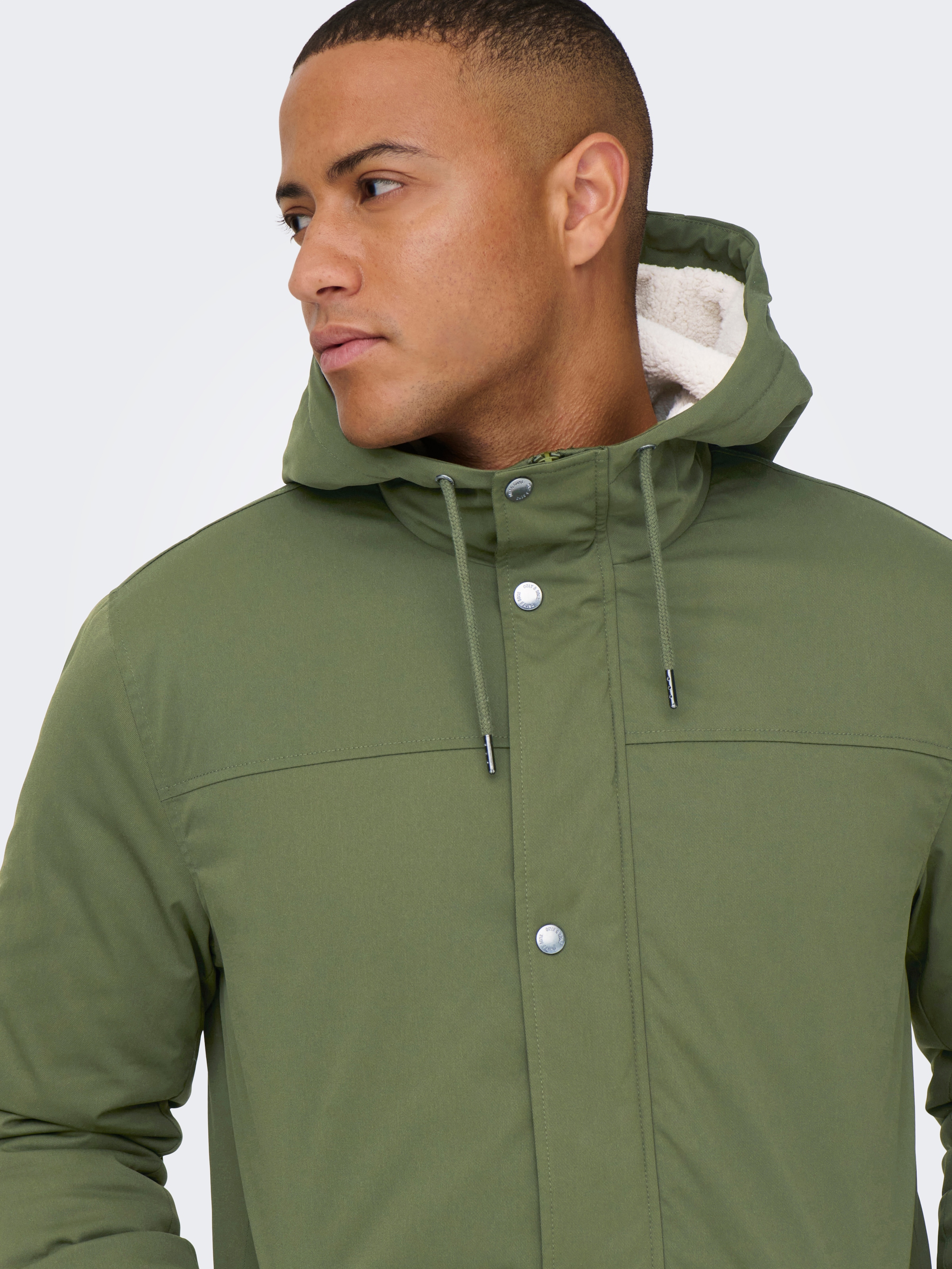 ONLY & SONS Parka »ONSALEXANDER LIFE PARKA OTW VD« mit Kapuze Polyester, regular fit