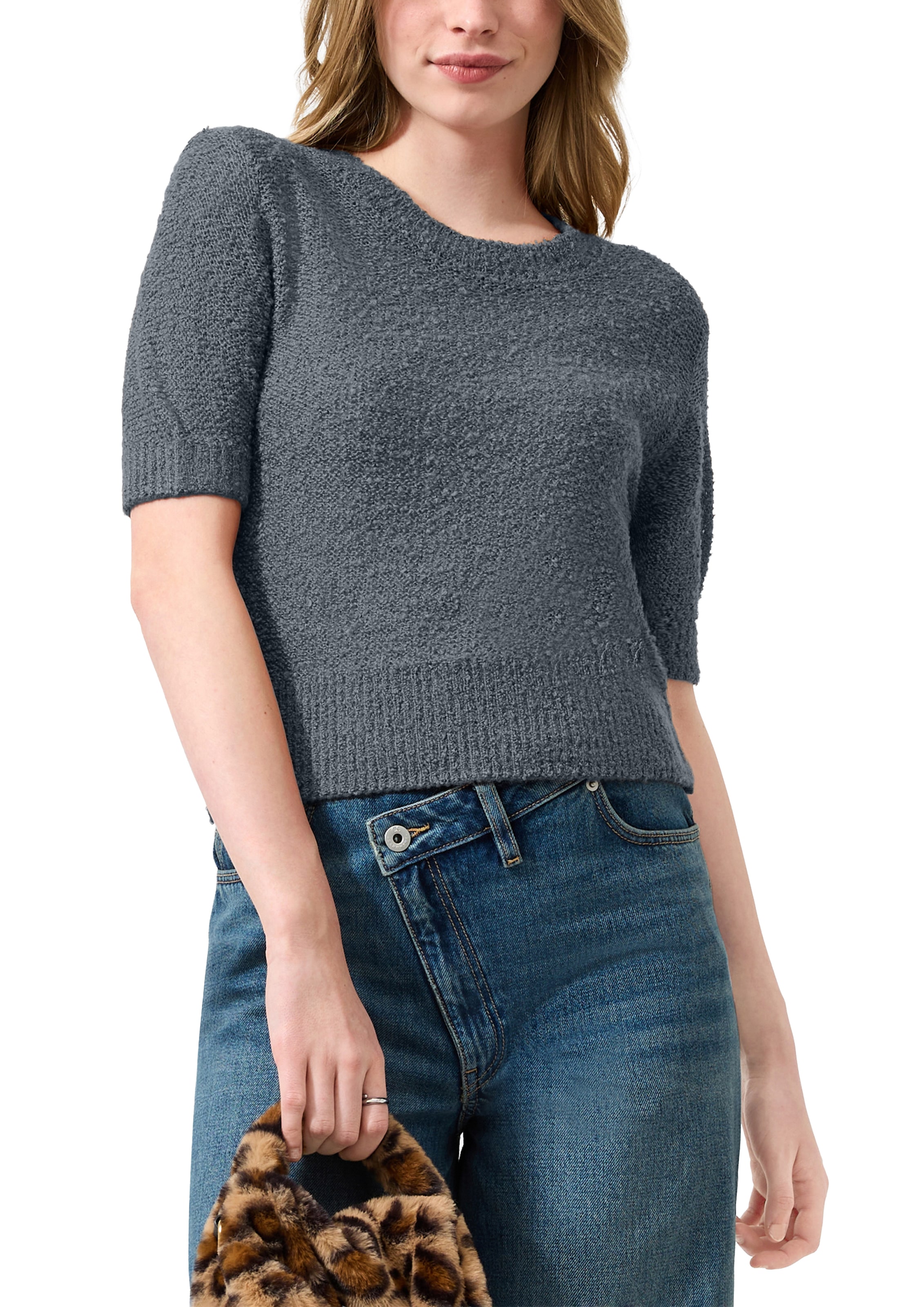 Image of QS Strickpullover Halbarm-Strickpullover