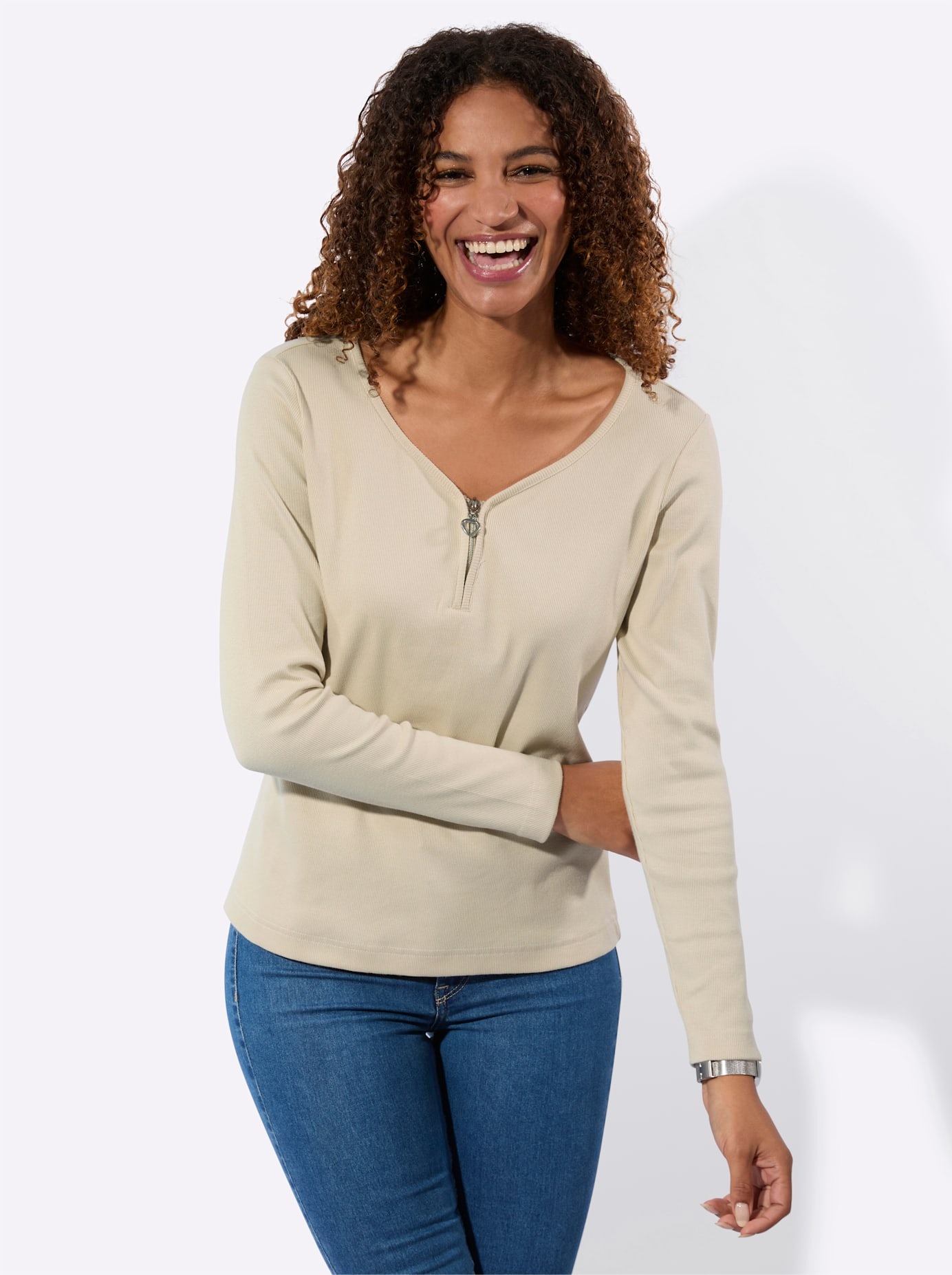 Inspirationen T-shirt à manches longues »Langarm-Shirt« 1 pièces