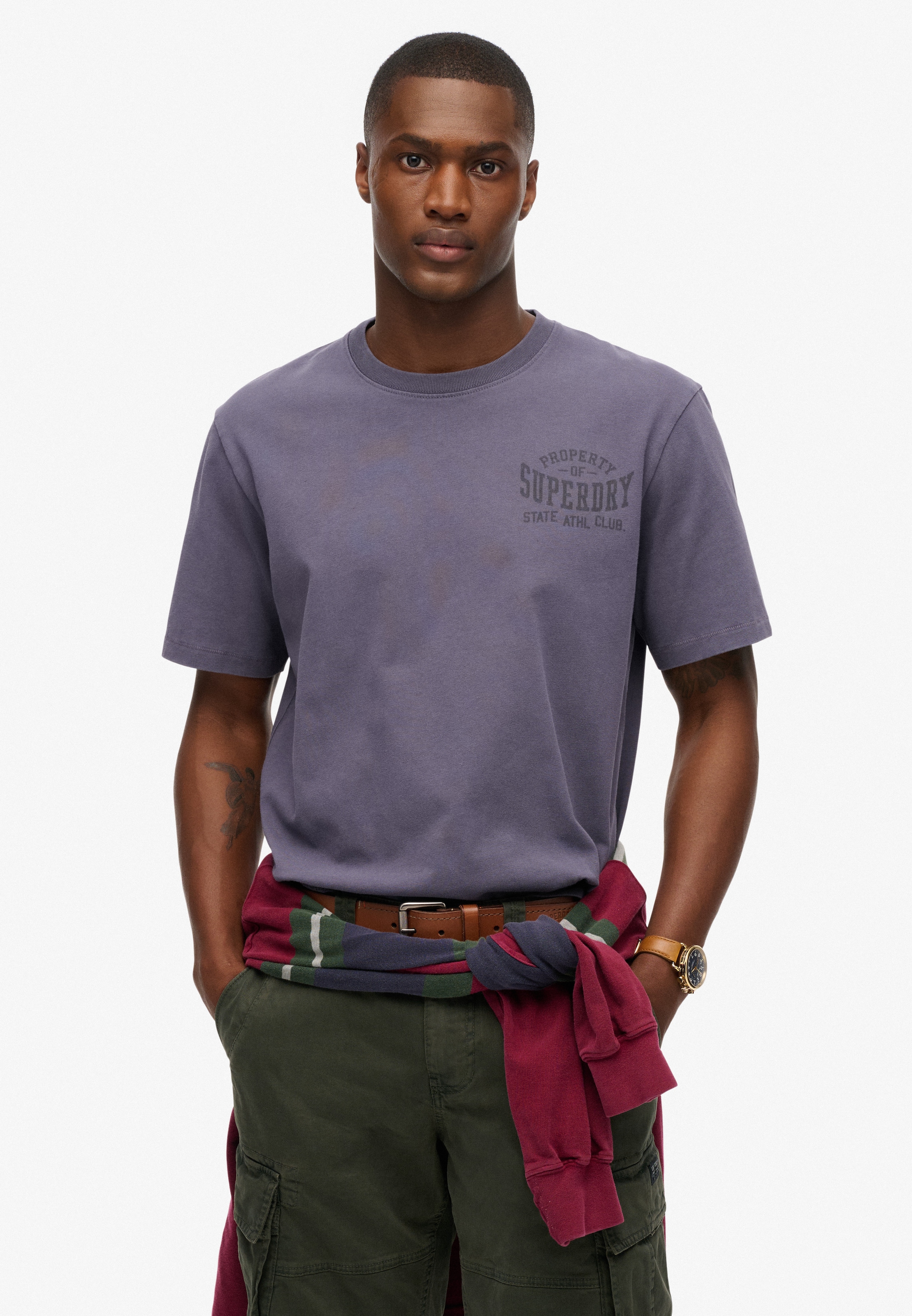 Image of Superdry Rundhalsshirt "ATHLETIC ESS TEE"