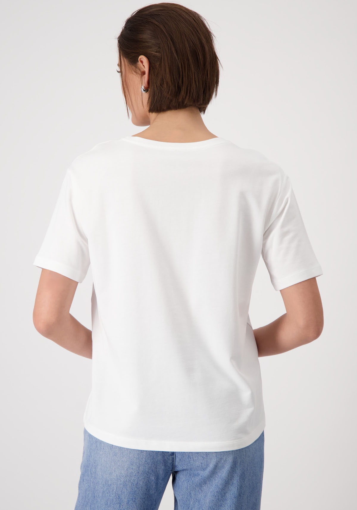 Monari Rundhalsshirt, mit Frontprint