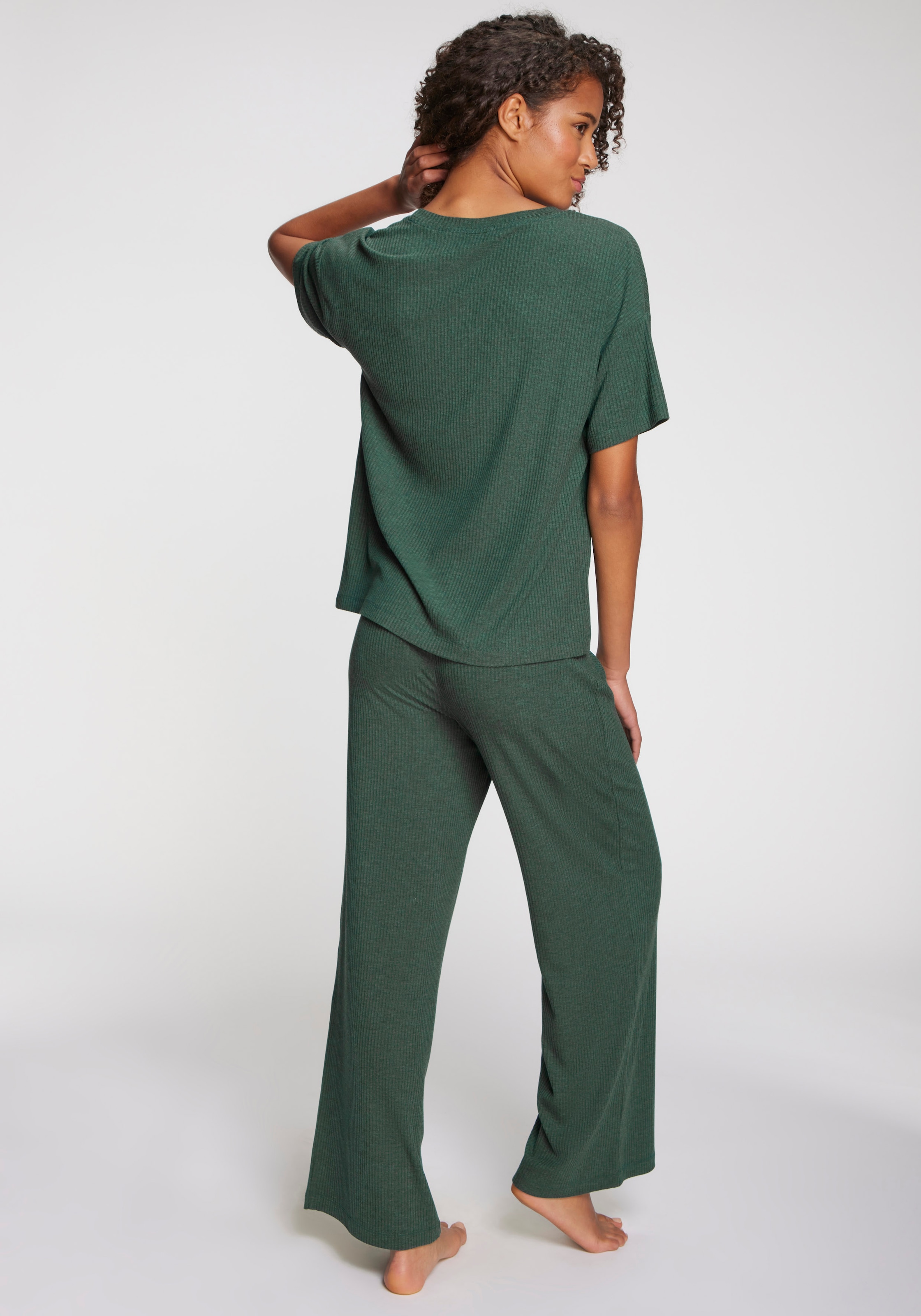 s.Oliver Pyjamahose  Aus weicher Rippqualität