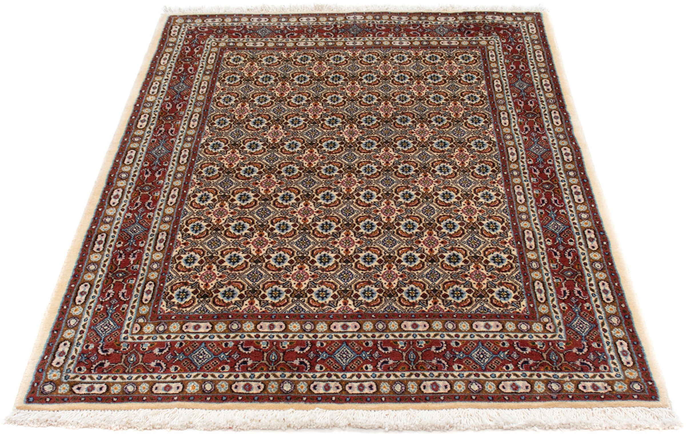 Image of morgenland Orientteppich »Perser - Classic - 148 x 100 cm - beige«, rechteckig, 10 mm Höhe, Wohnzimmer, Handgeknüpft, Einzelstück mit Zertifikat bei Ackermann Versand Schweiz