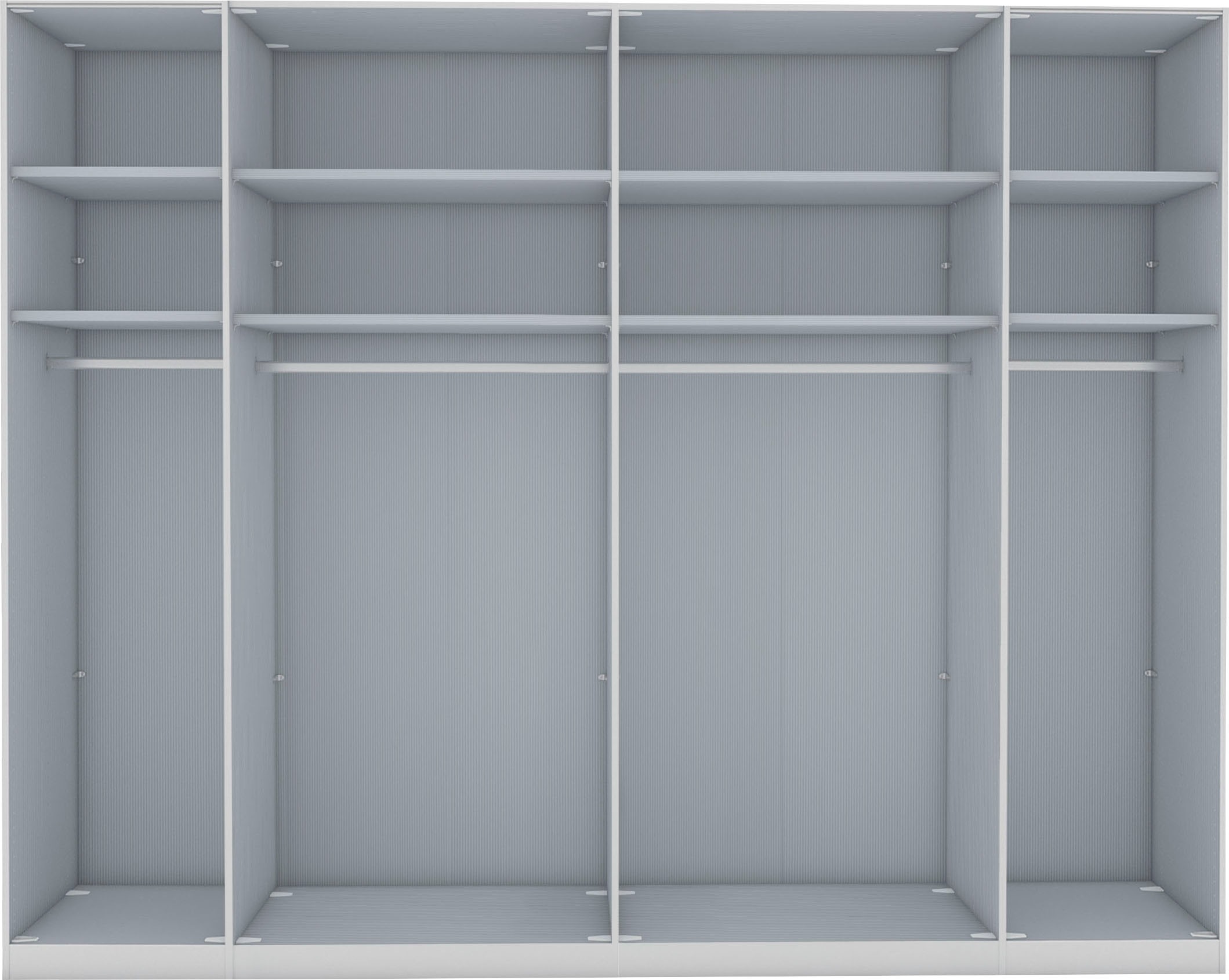 WIEMANN Drehtürenschrank »Monaco« mit Teil-Glasfront sowie hochwertige Beschläge inkl. Dämpfung