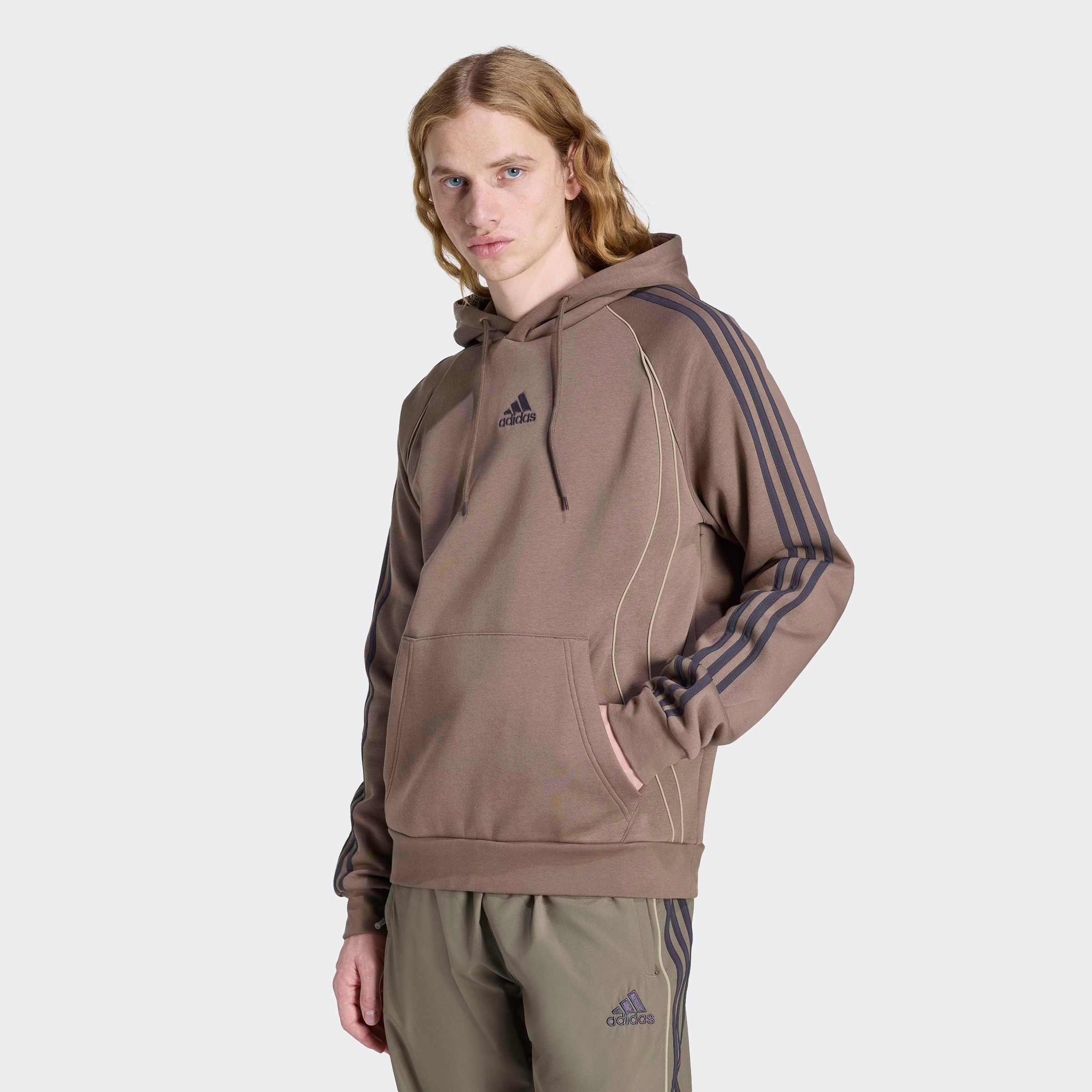 Image of adidas Originals Kapuzensweatshirt "ADICOLOR TEAMGEIST CUT LINE HOODIE"