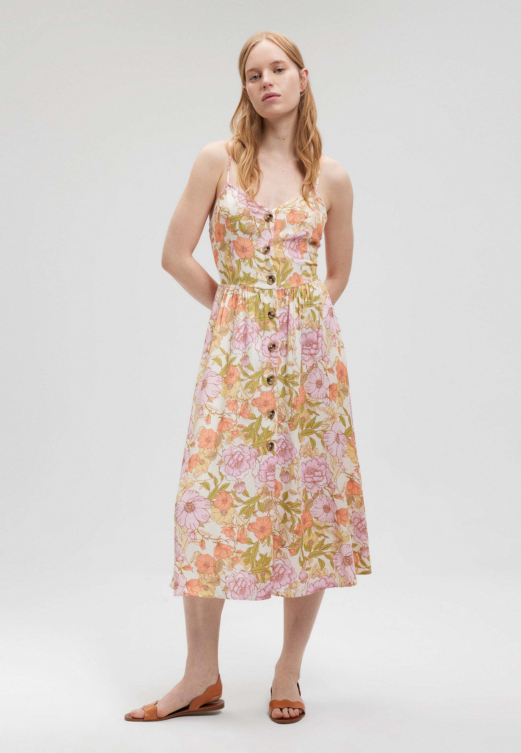 Mavi Sommerkleid »Mavi Kleider Button Up Dress«