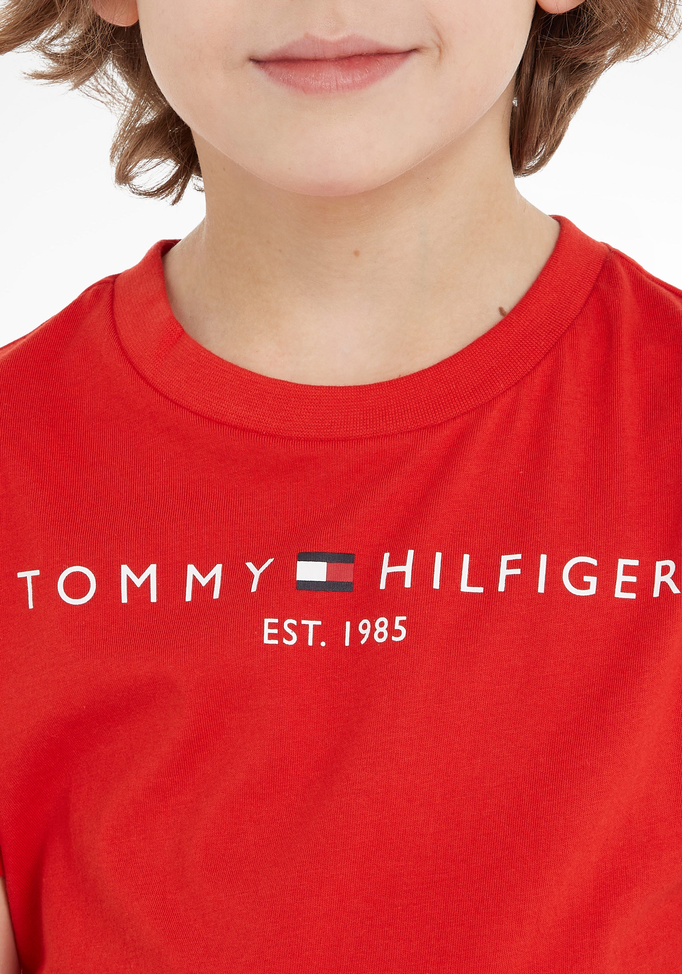 Tommy Hilfiger T-Shirt »ESSENTIAL TEE«, Kinder Kids Junior MiniMe,für Jungen und Mädchen
