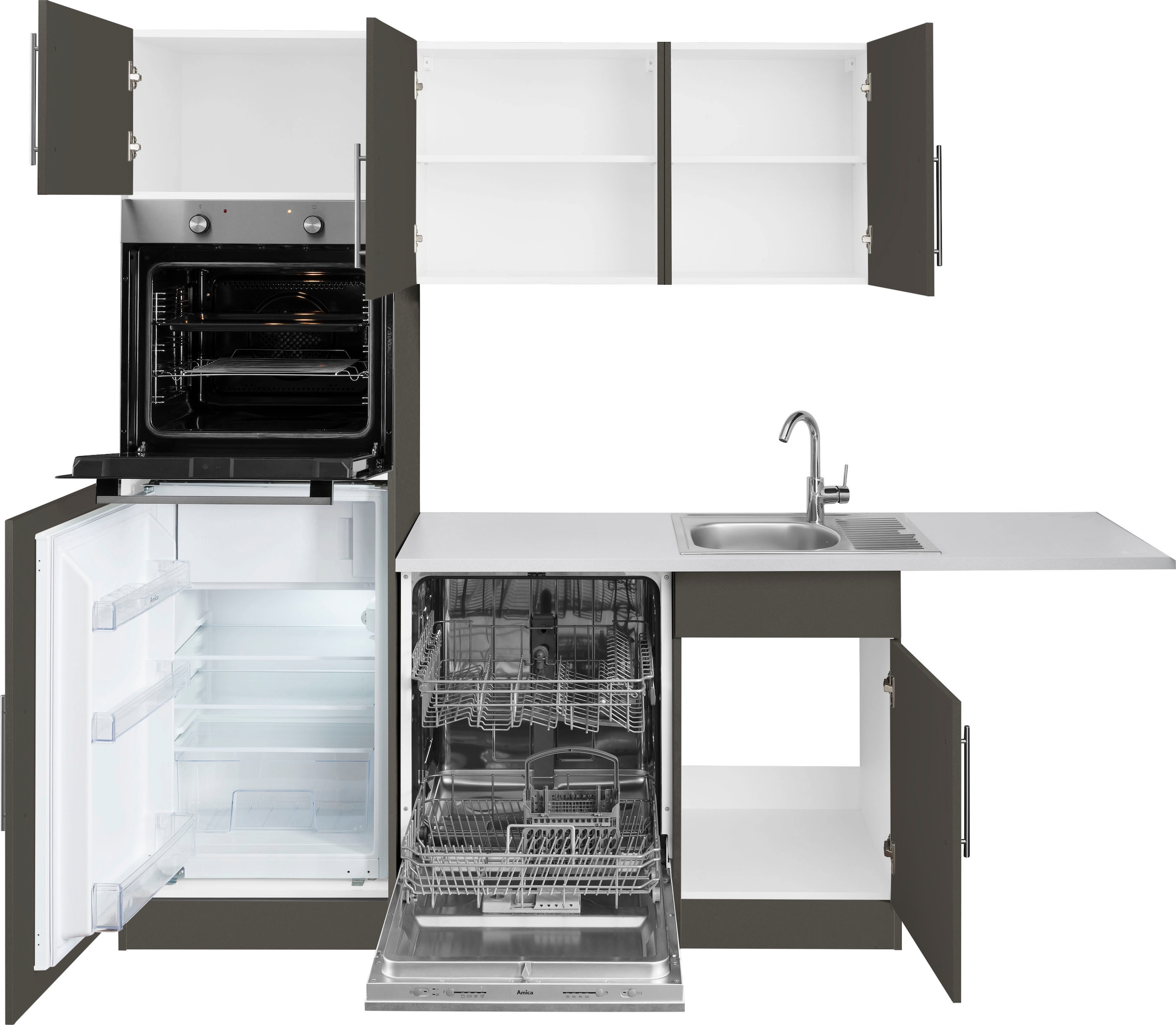 ♕ wiho Küchen Winkelküche »Cali«, ohne E-Geräte, Stellbreite 230 x 170 cm  versandkostenfrei auf