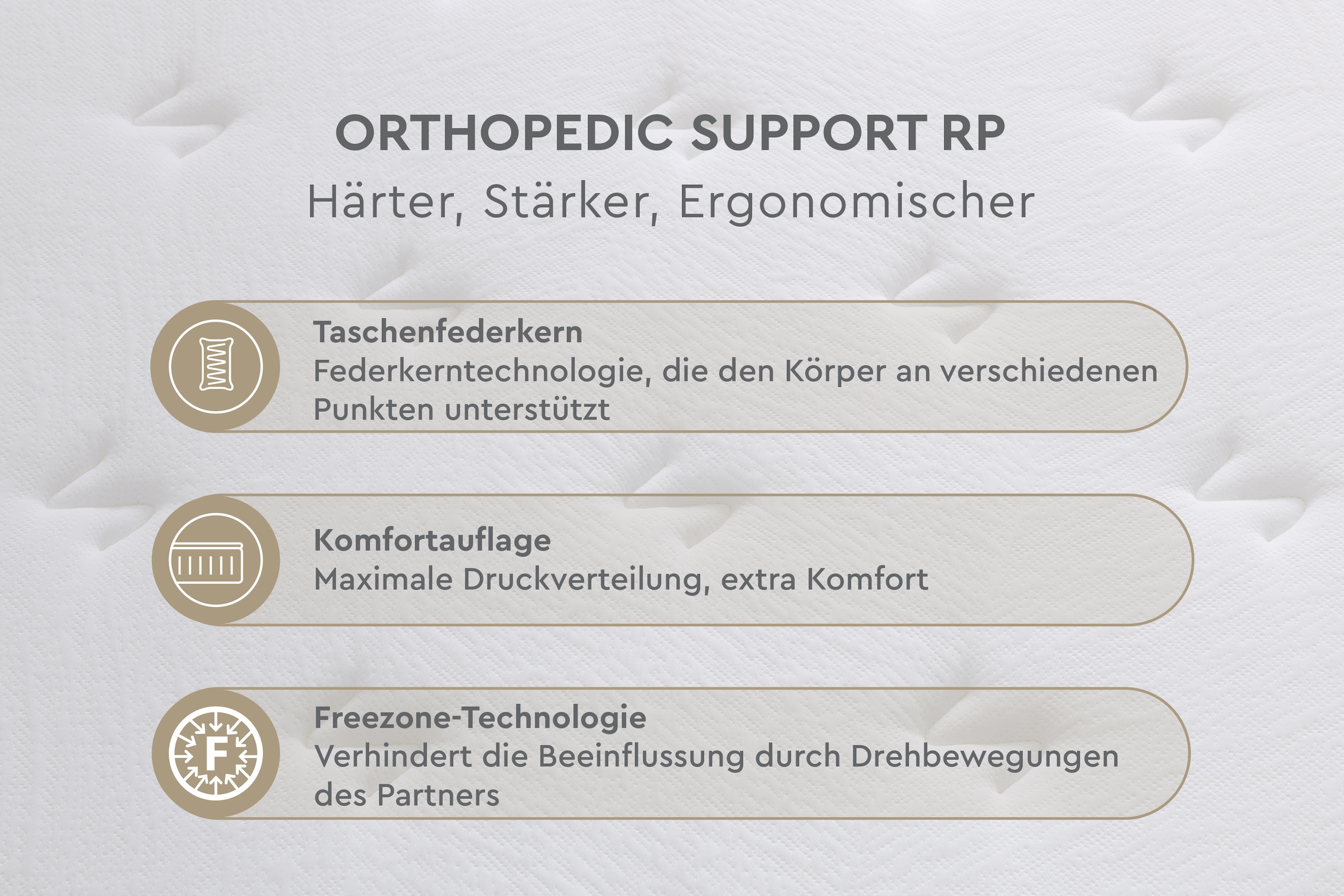 Yatas Bedding Matelas à ressorts ensachés »Taschenfederkernmatratze Orthopedic Support, H4, 30 cm hoch« 30 cm hoch 2 cuis tlg.