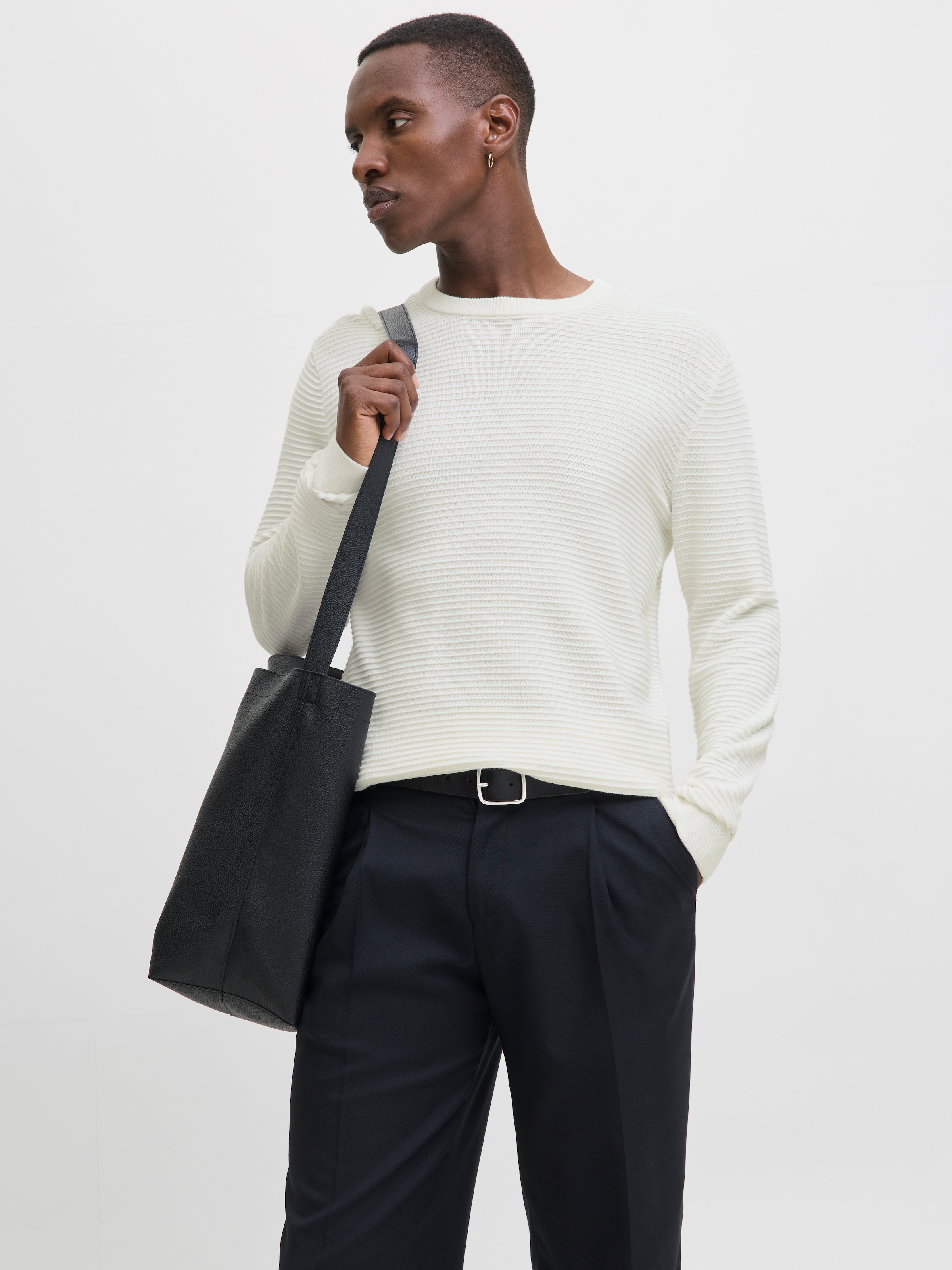 Image of Jack & Jones Rundhalspullover "JJOTTO KNIT CREW NECK AW25"