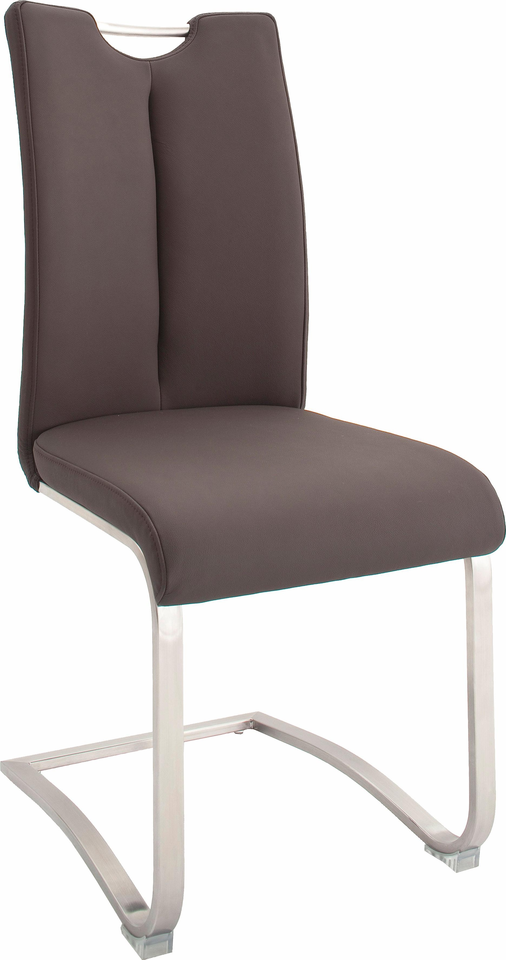 MCA furniture Freischwinger »Artos«, Echtlederbezug, bas Leder, belastbar prix à St., bis Kg mit 2 (Set), 140 Stuhl