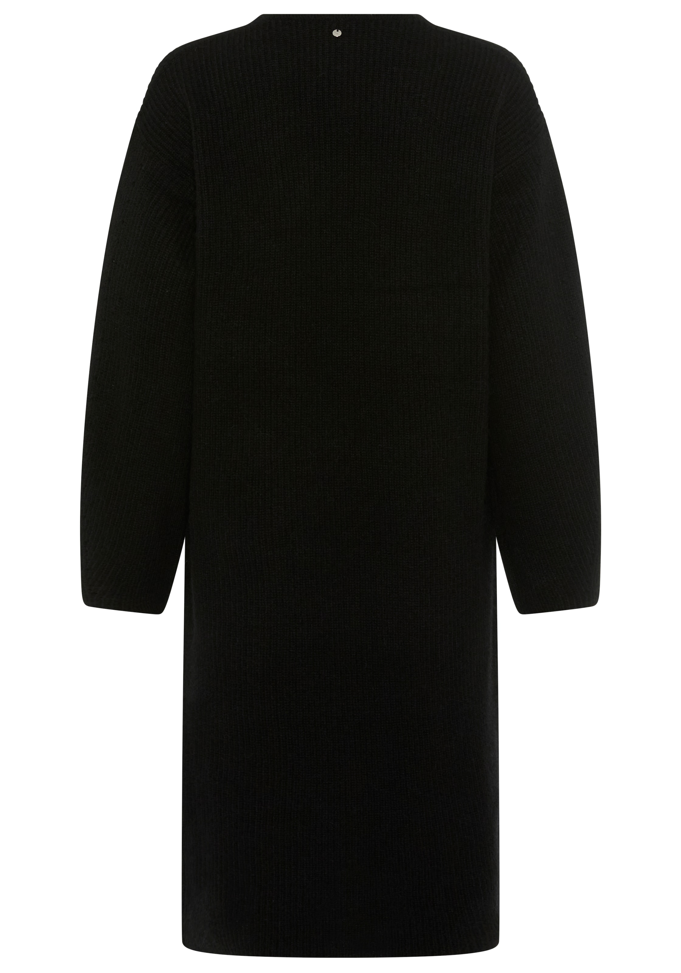 BOSS ORANGE Strickkleid »Fusil Premium Damenmode« mit V-Ausschnitt & Ajourdetails