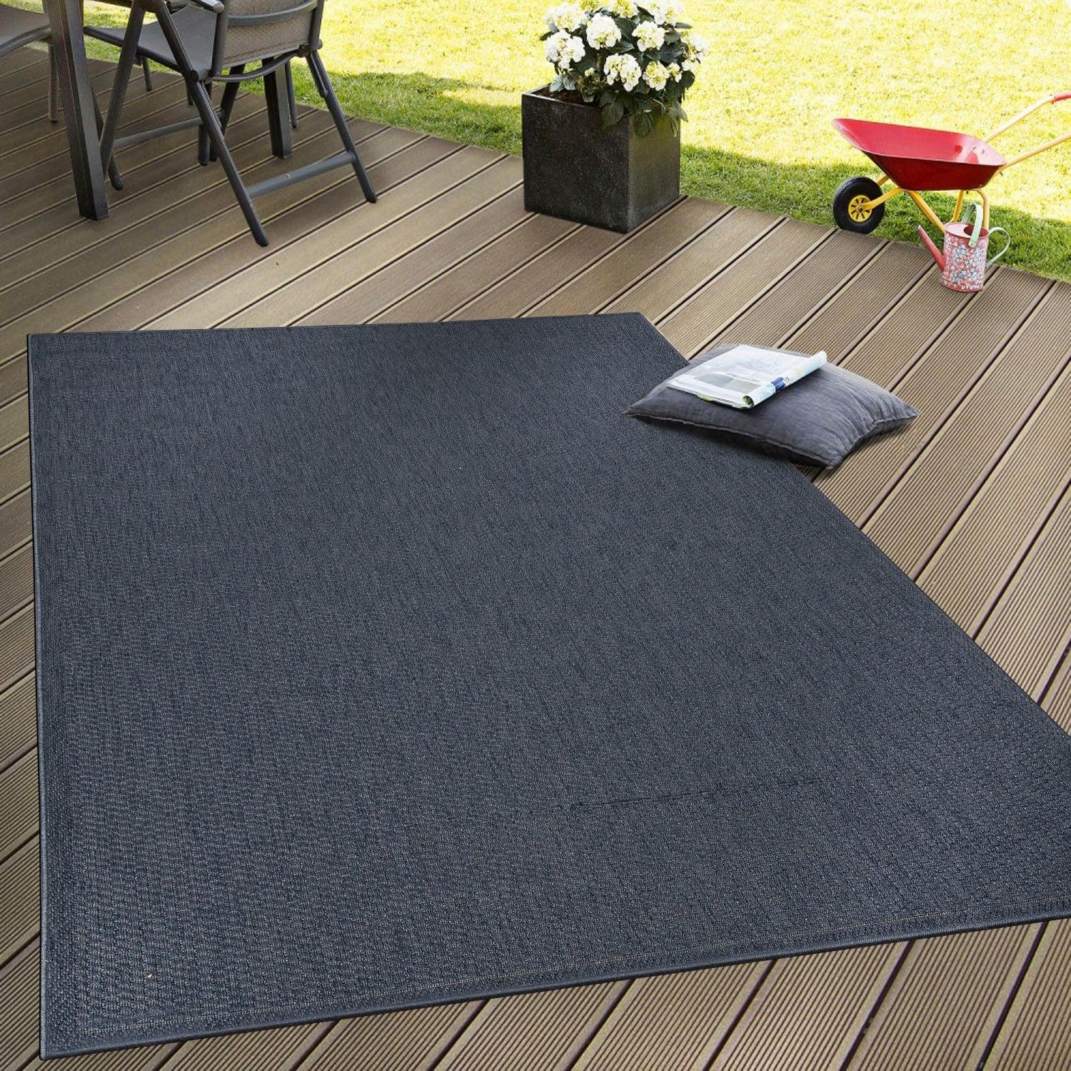 Image of Paco Home Teppich "Timber 125" rechteckig 4 mm Höhe Flachgewebe, Sisal Optik, auch als Läufer, In- und Outdoor geeignet