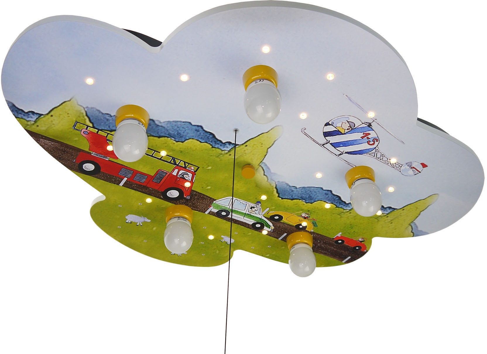 Image of niermann Deckenleuchte »Wolke Autos«, E14, 1 St., Deckenleuchte Wolke, Autos bei Ackermann Versand Schweiz