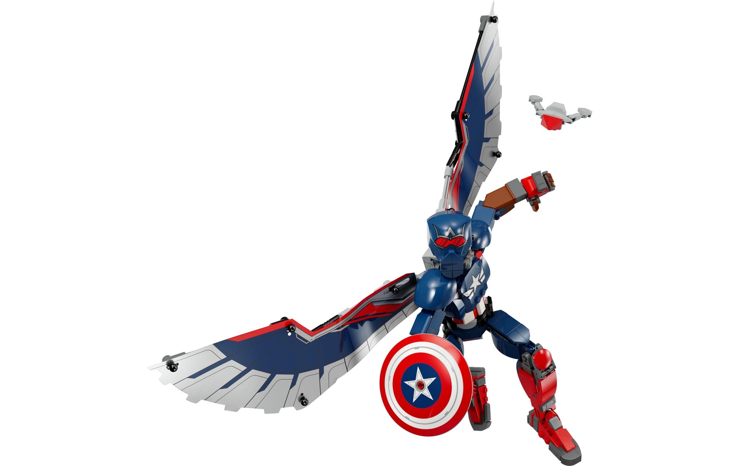 LEGO® Spielbausteine »New Captain America Baufigur 76296«, (359 St.)