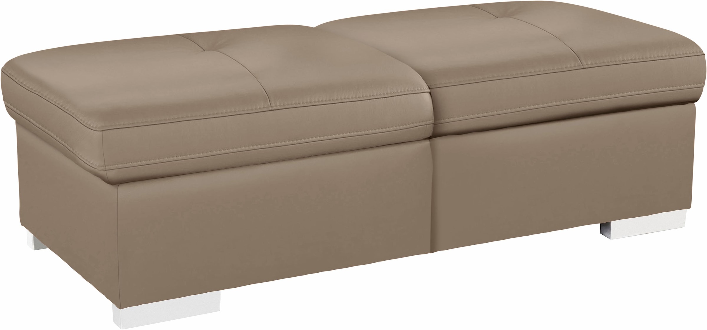 Image of exxpo - sofa fashion Hocker "Spring Bankhocker, guter Sitzkomfort und tolle Verarbeitungsdetails" aus Luxus-Microfaser +Simply Clean - für besonders einfache Reinigung