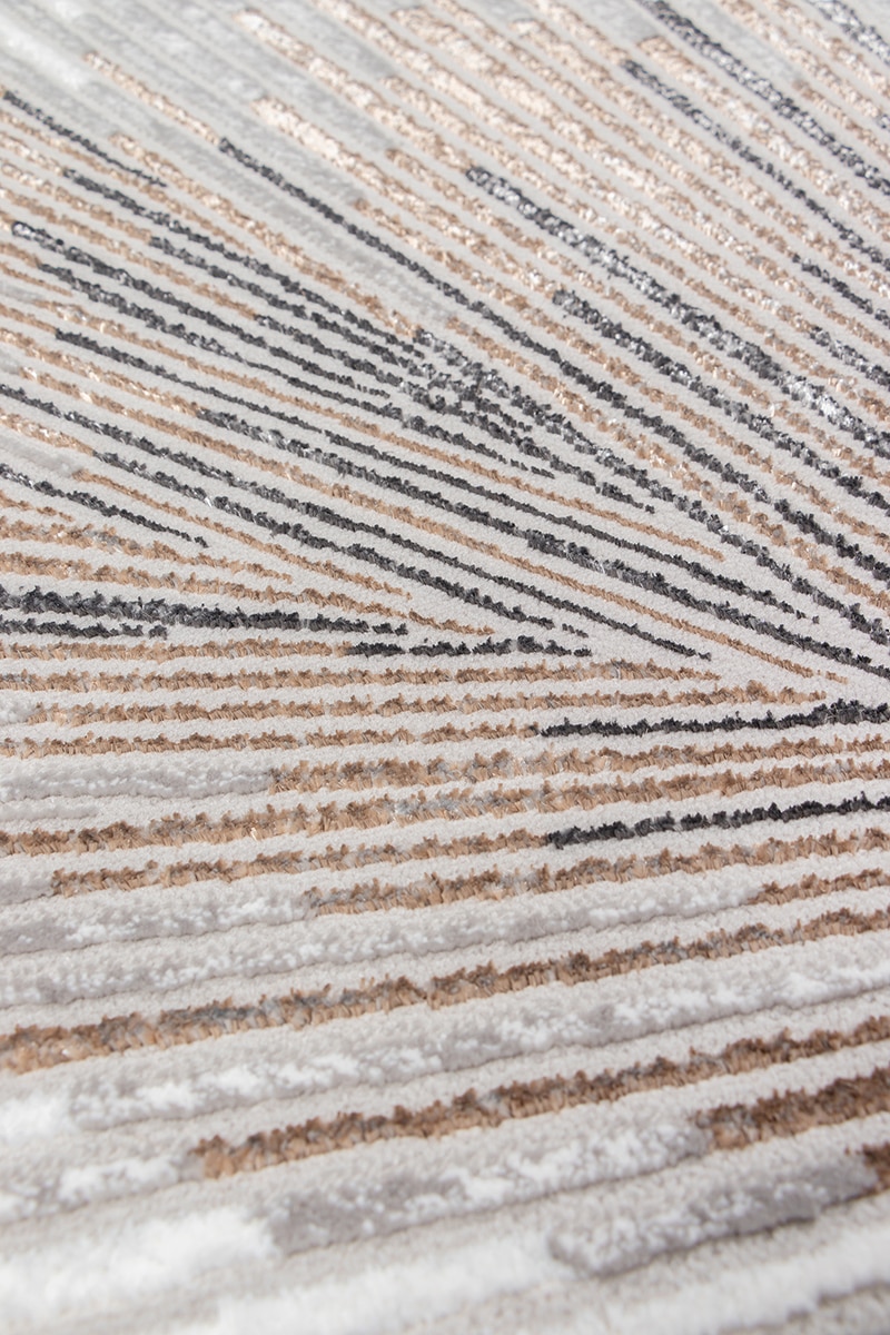 the carpet Teppich »Mila« rechteckig 8 mm Höhe moderner Wohnzimmer Teppich elegant glänzender Flor