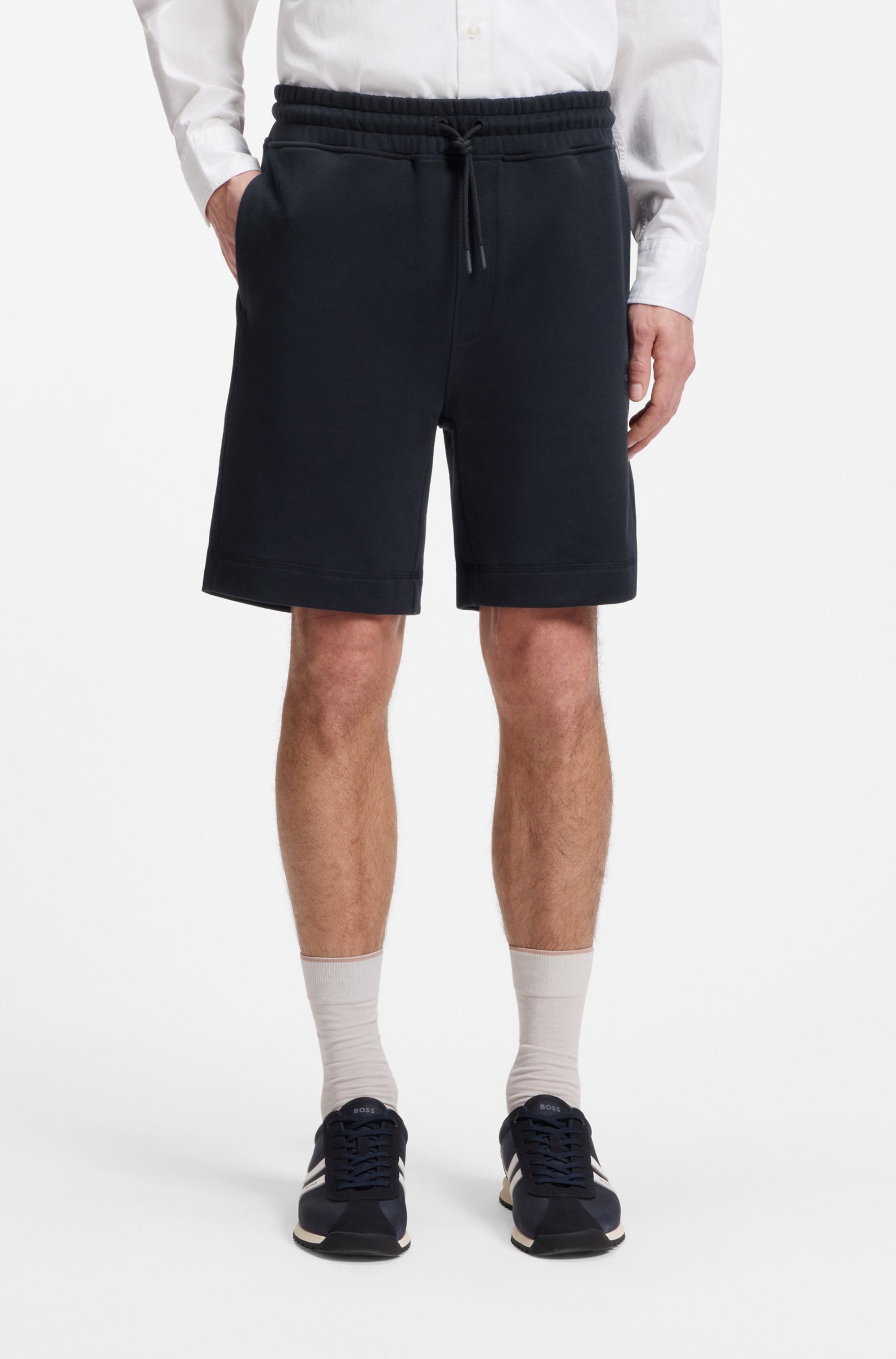 Image of BOSS ORANGE Sweatshorts "Sewalk" mit BOSS Markenlabel