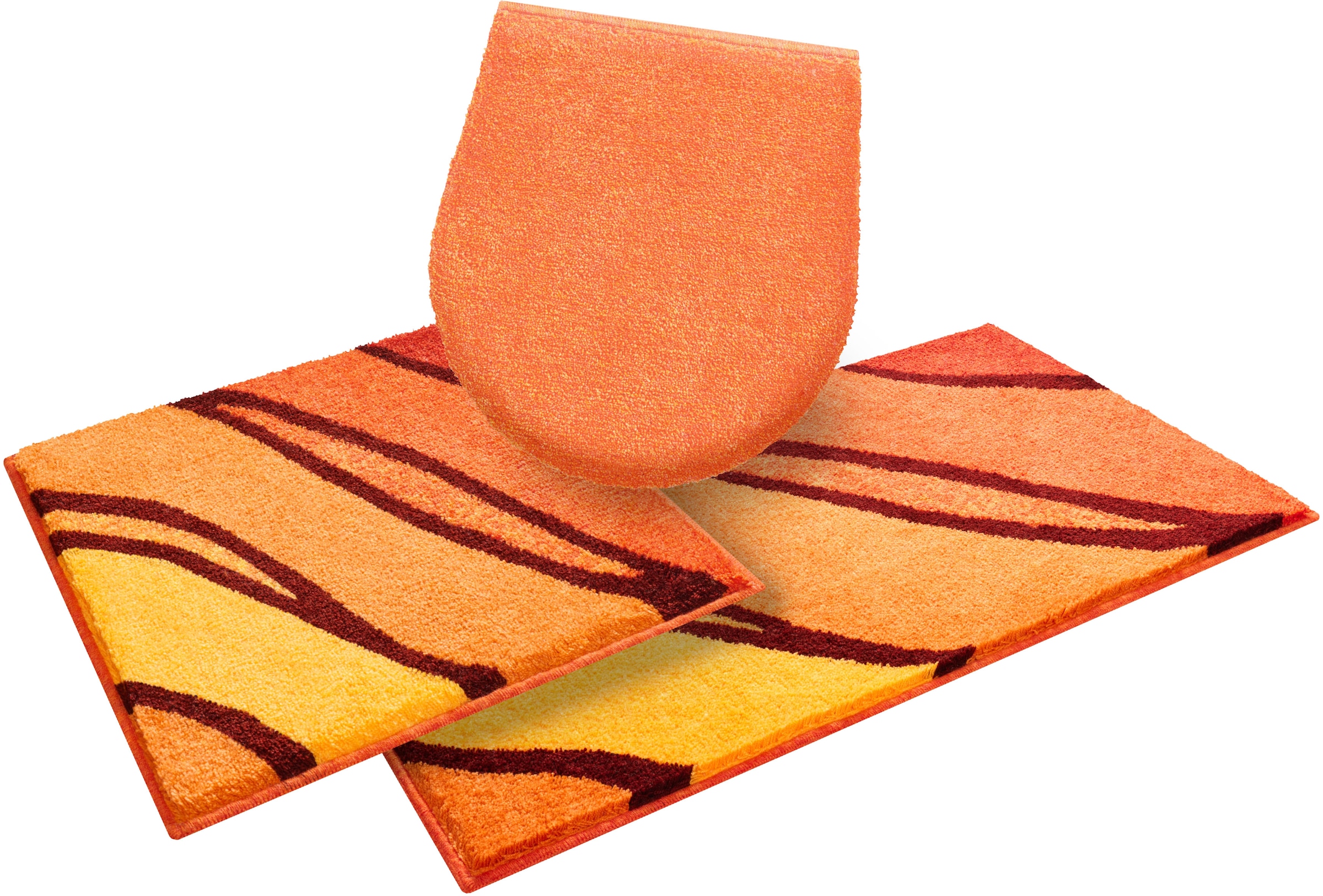 Grund Badematte »Belize, Badvorleger, Badezimmer Teppich, sehr weich«, rutschhemmend beschichtet, schnell trocknend-fussbodenheizungsgeeignet, weiche Haptik, auch als 3 teiliges Set erhältlich, Made in Europe