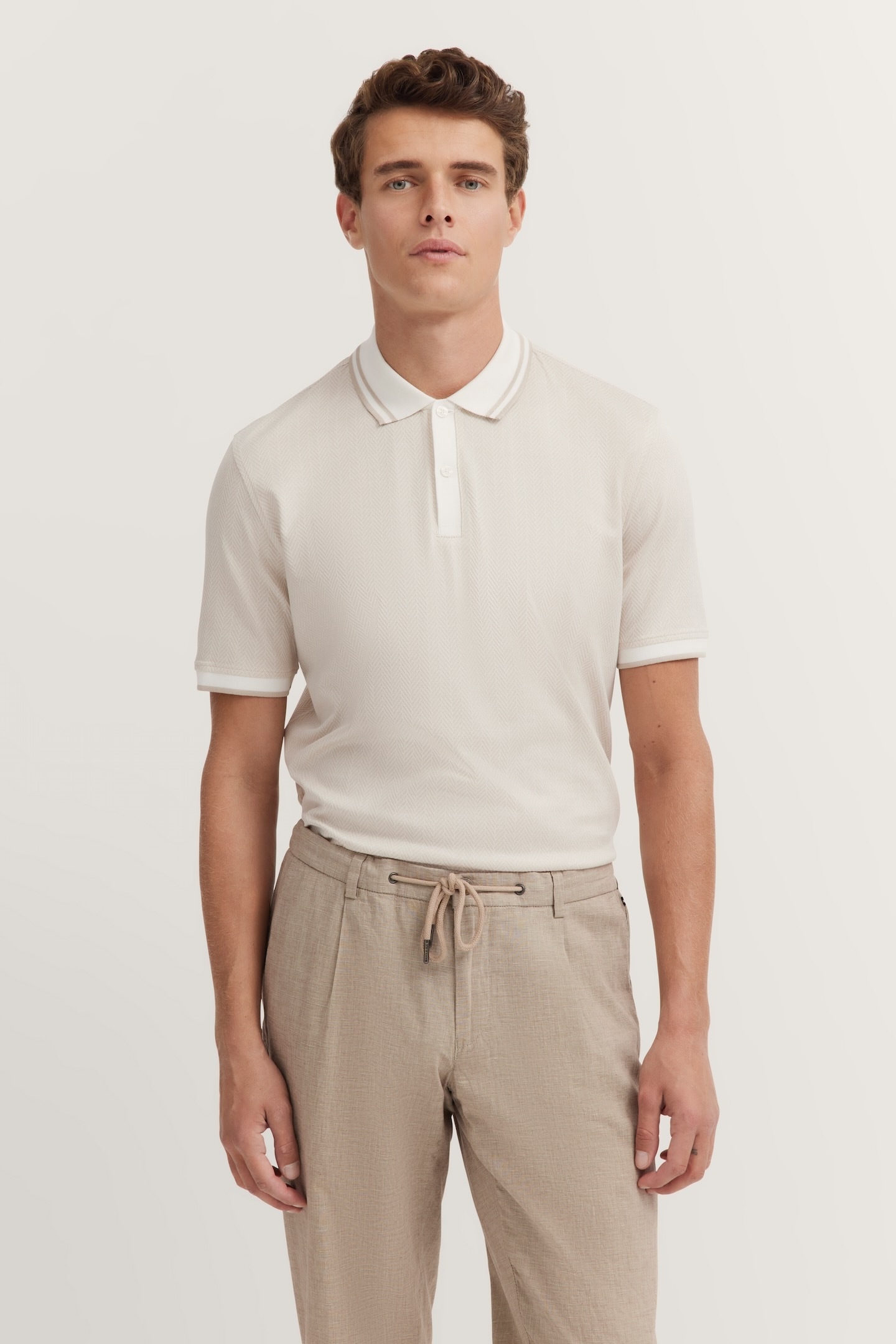 Image of bugatti Poloshirt mit körpernaher Passform