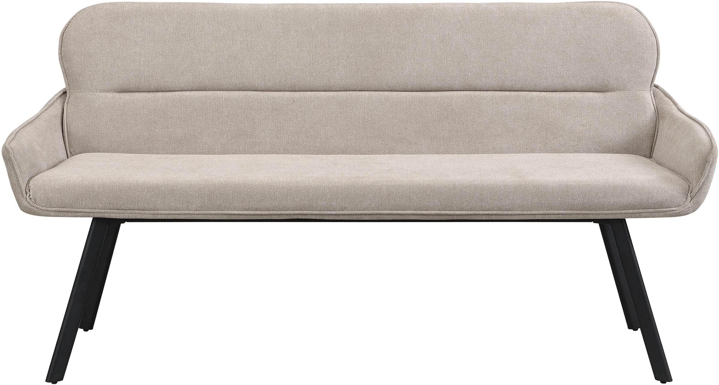 byLIVING Banc »Rico« 1 cuis tlg. gemütliche Esszimmerbank in 140 oder 160cm, hochwertiger Stoffbezug